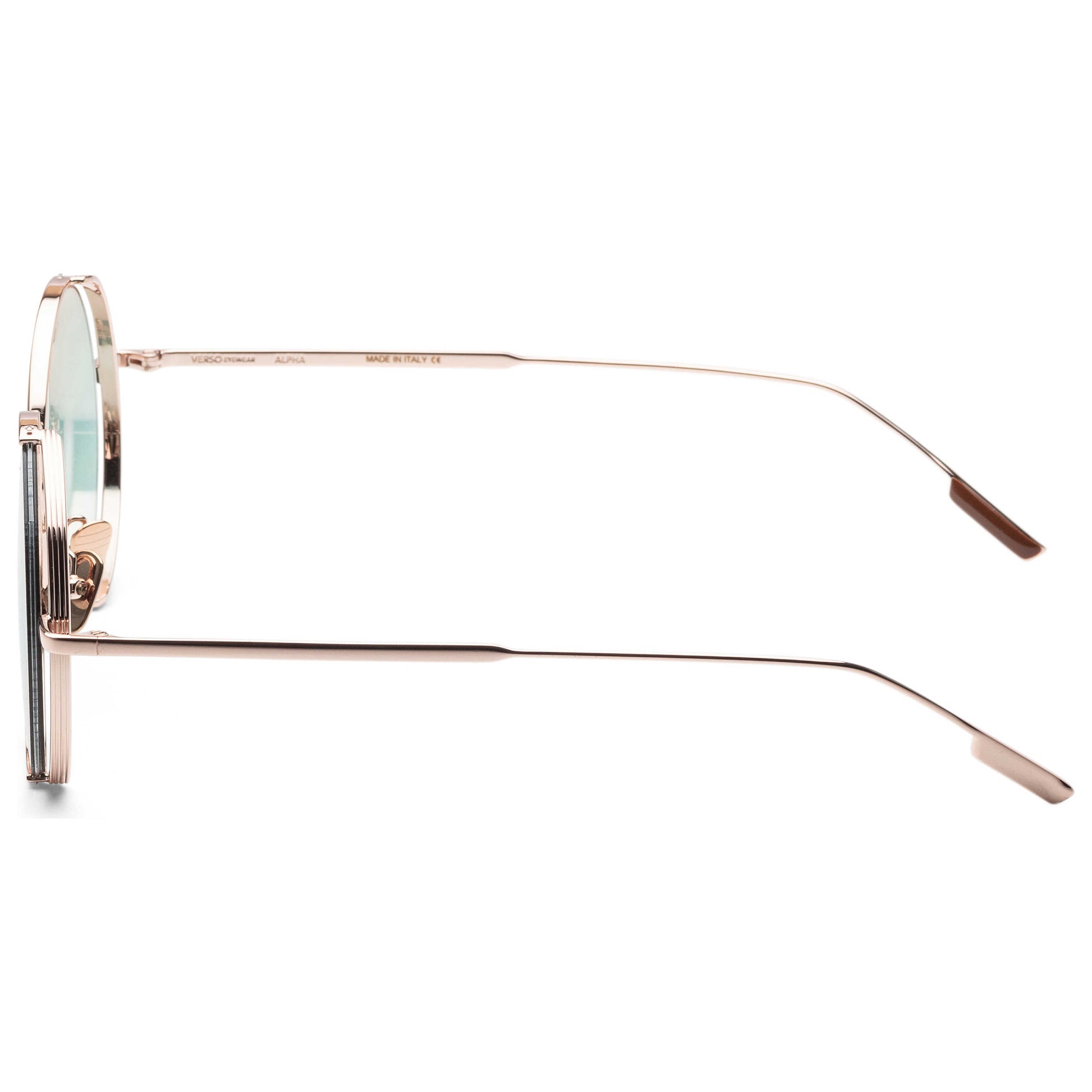 Left view of Verso Alpha Men's Sunglasses IS1004-A