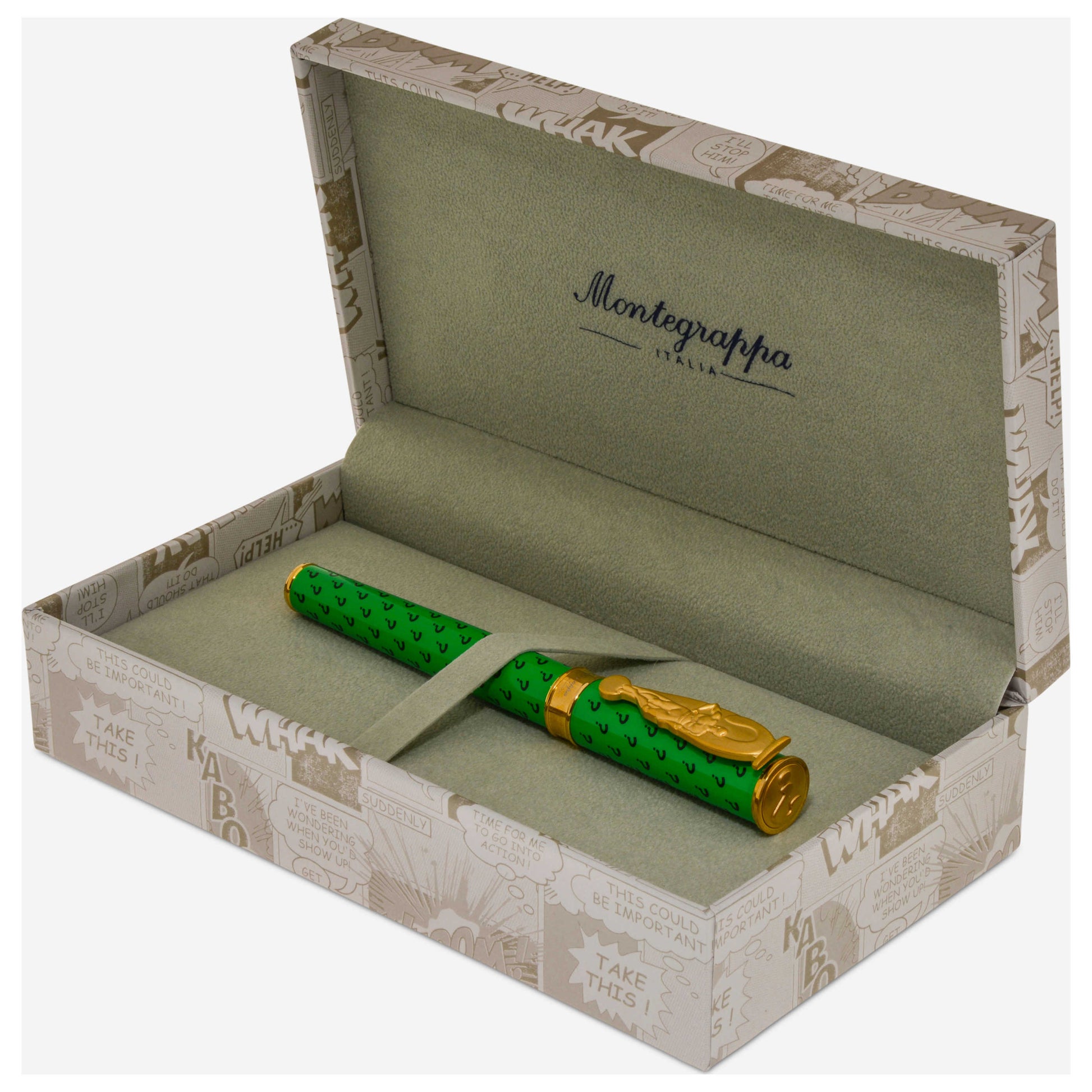 Montegrappa DC Comics Riddler Pen ISDCR3YG - Image #3