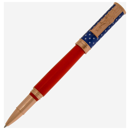 Front view of Montegrappa DC Comics Wonder Woman Pen ISDCWRPU