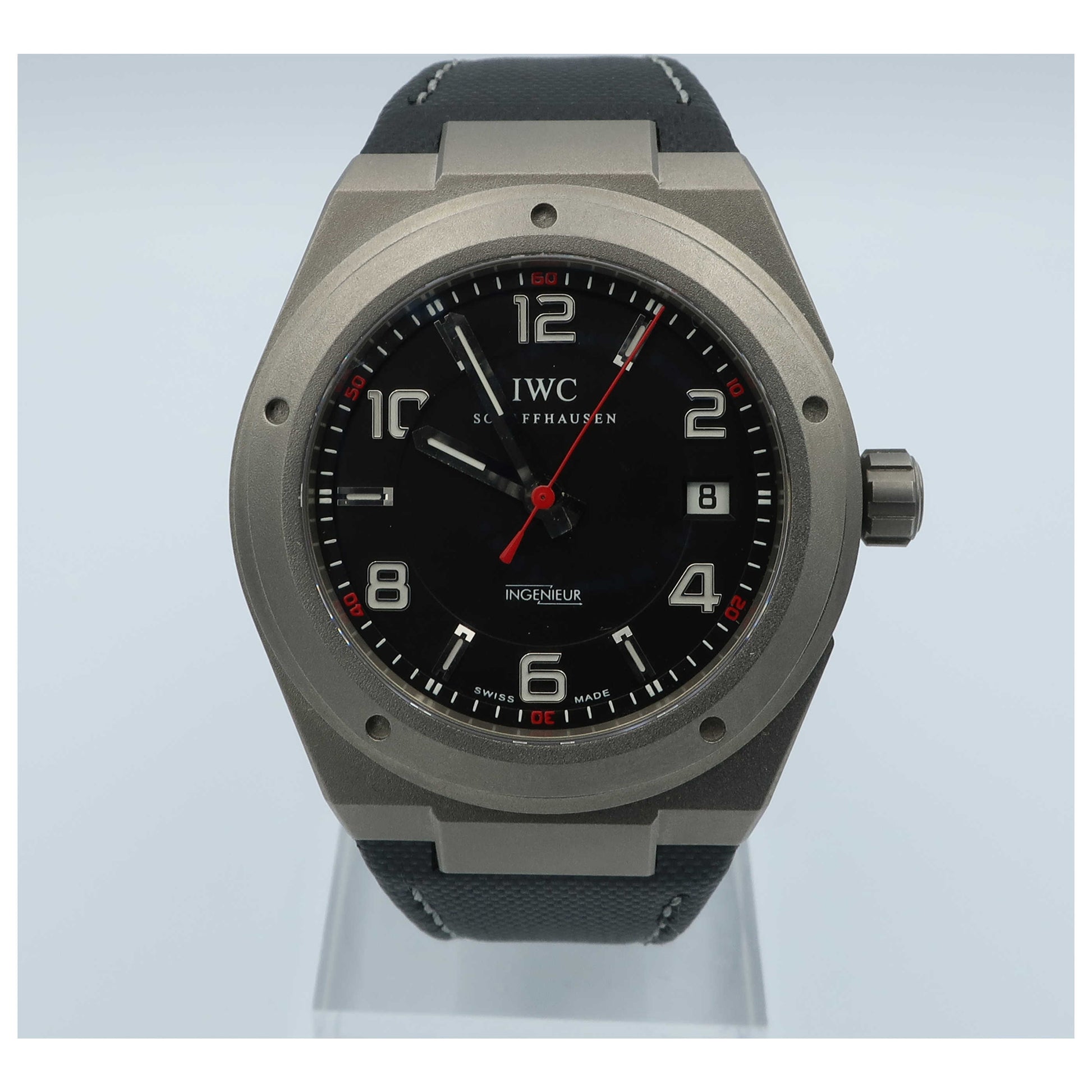 Front view of IWC Ingenieur Men's Automatic Watch IW322703-SD