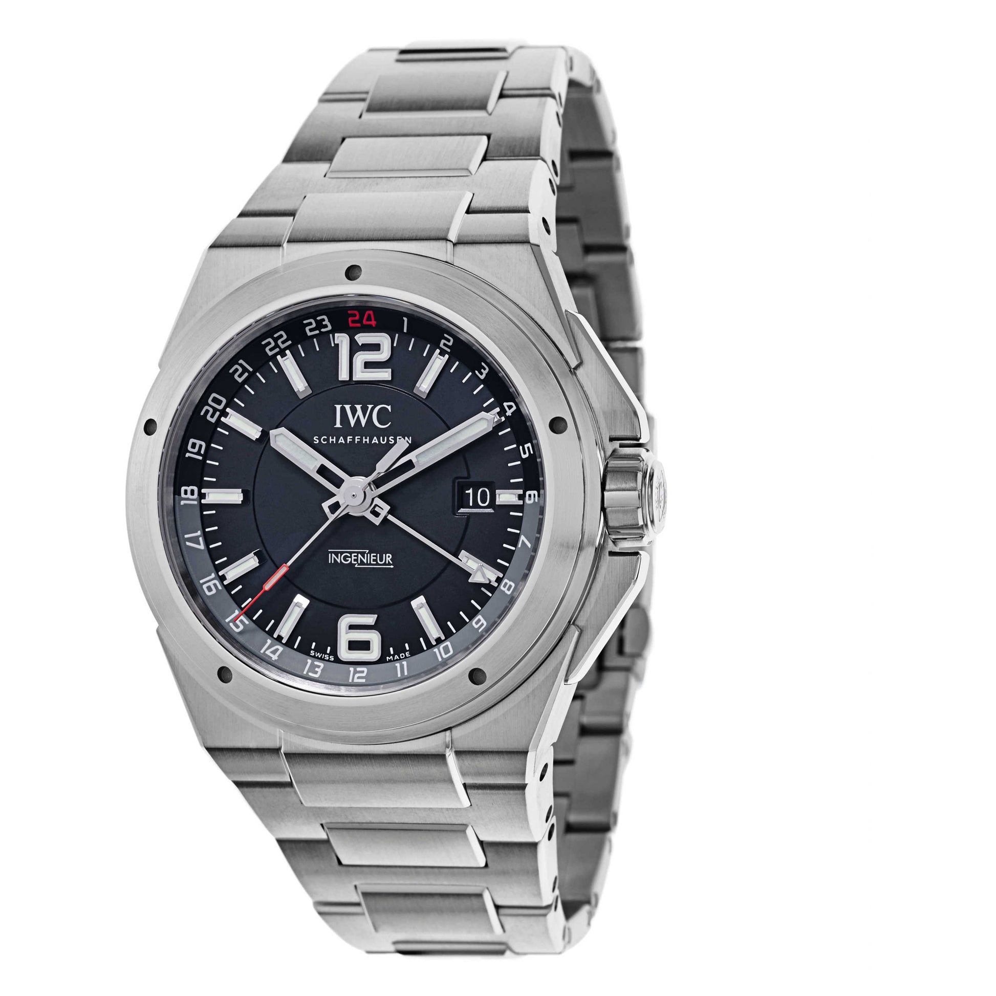 Front view of IWC Ingenieur Men's Automatic Watch IW324402