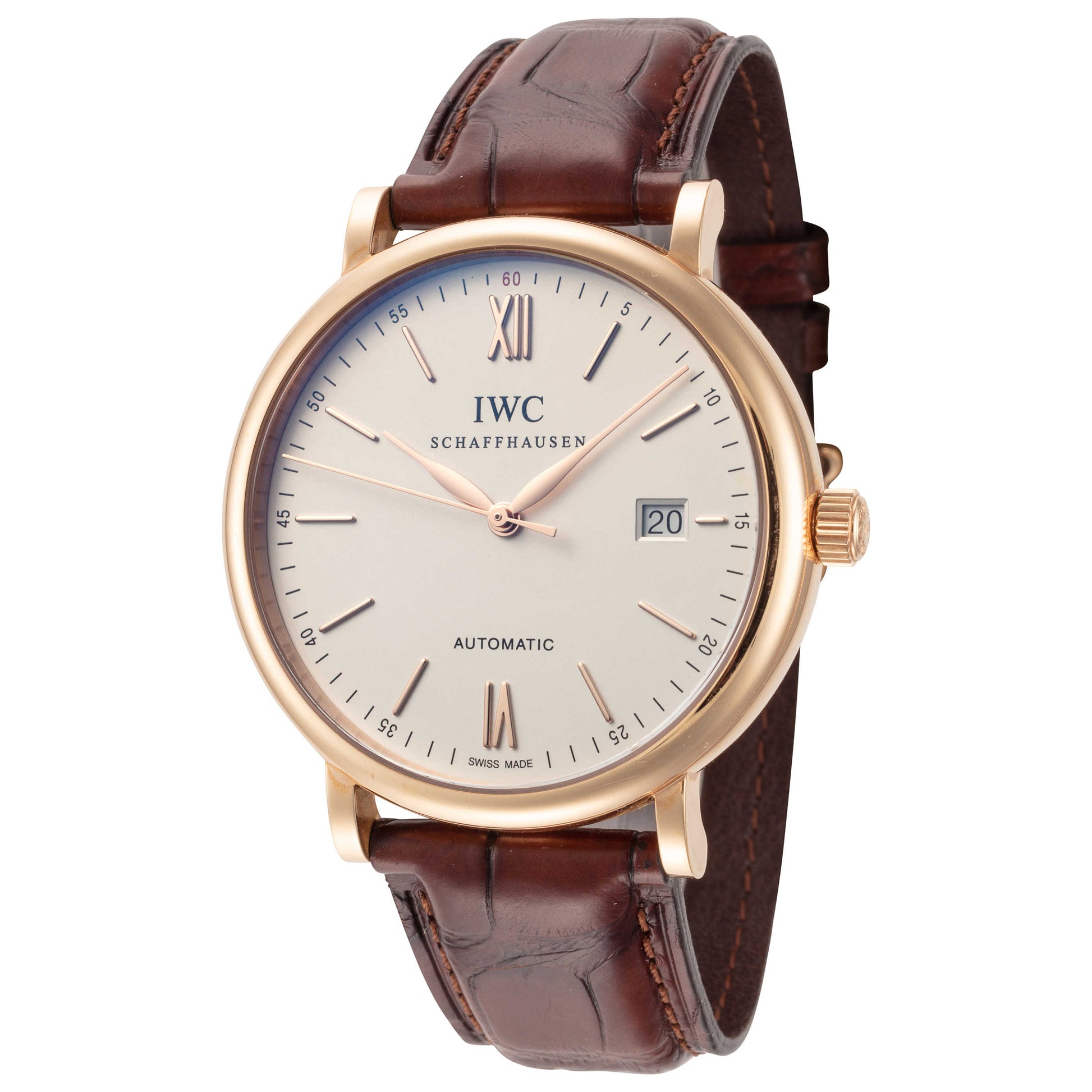 Front view of IWC Portofino Men's Automatic Watch IW356504-SD