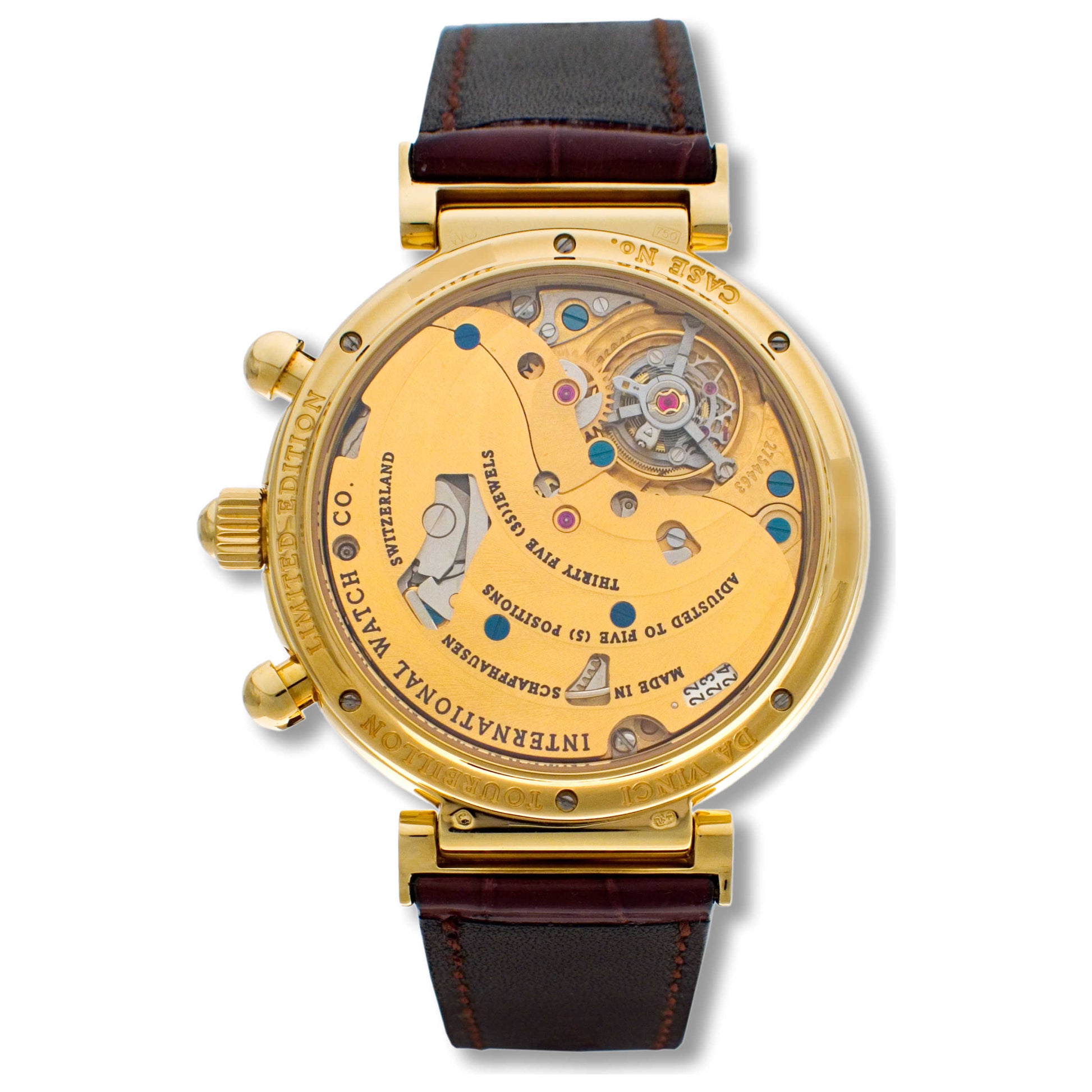 Da Vinci Iwc 750 Gold IWC Da Vinci Tourbillon Men's Watch IW375203 –