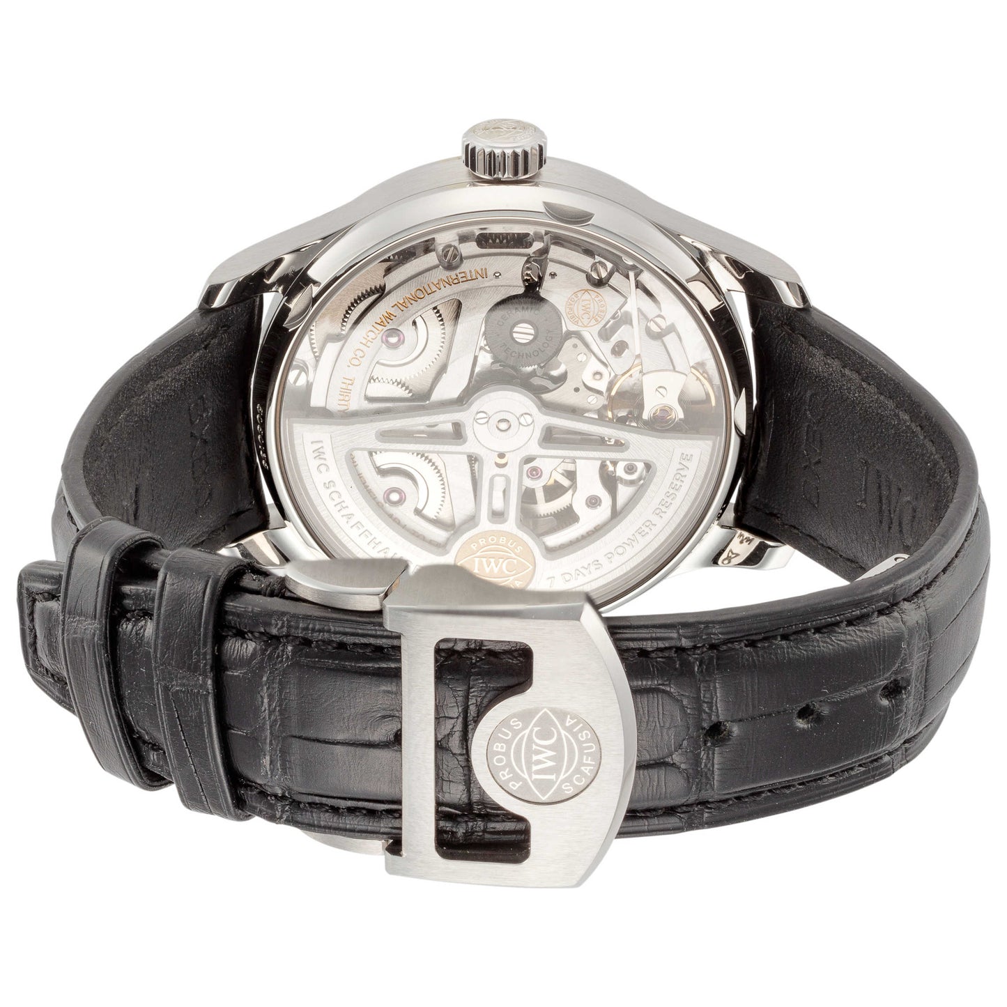 Back view of IWC Portugieser Men's Automatic Watch IW500703