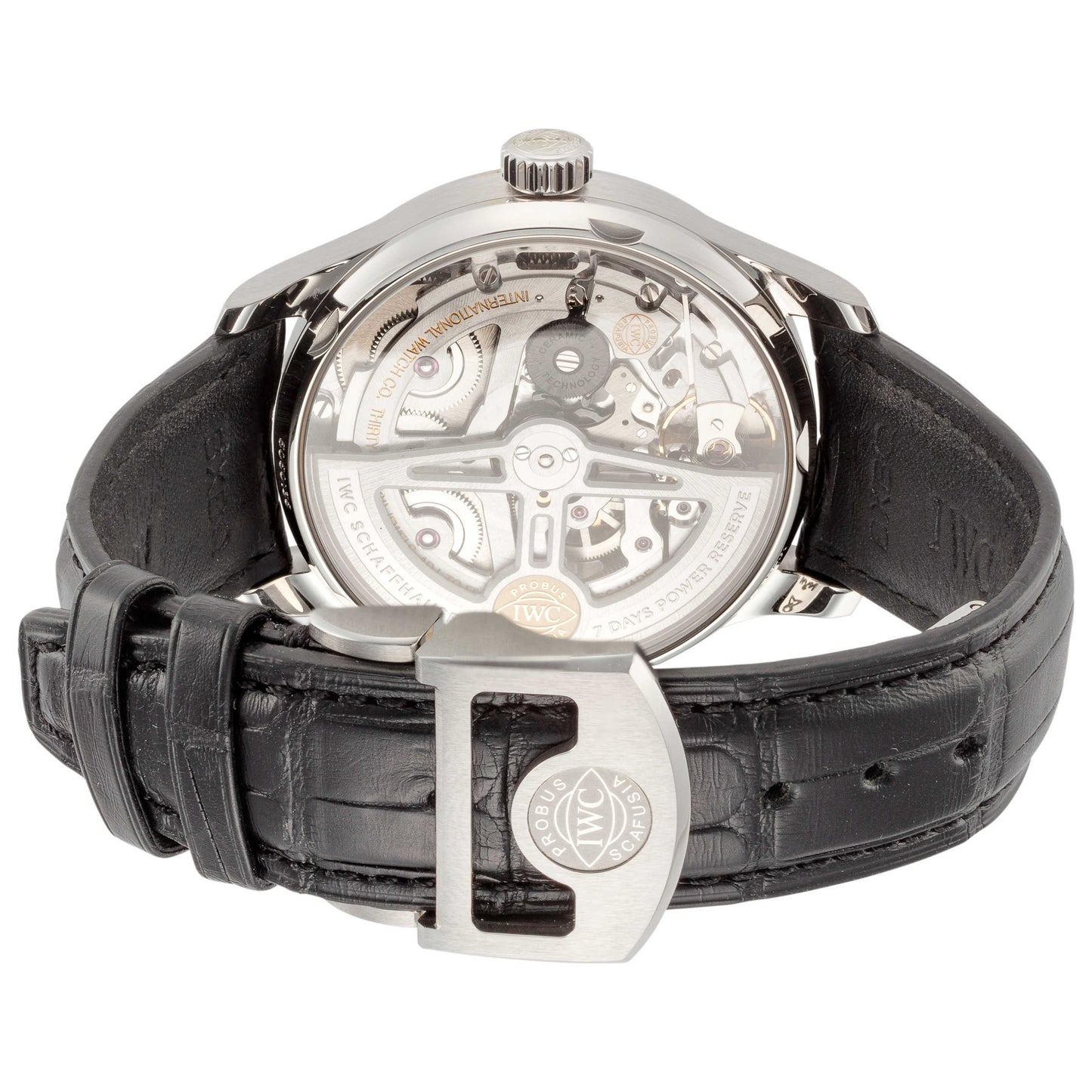 Back view of IWC Portugieser Men's Automatic Watch IW500705