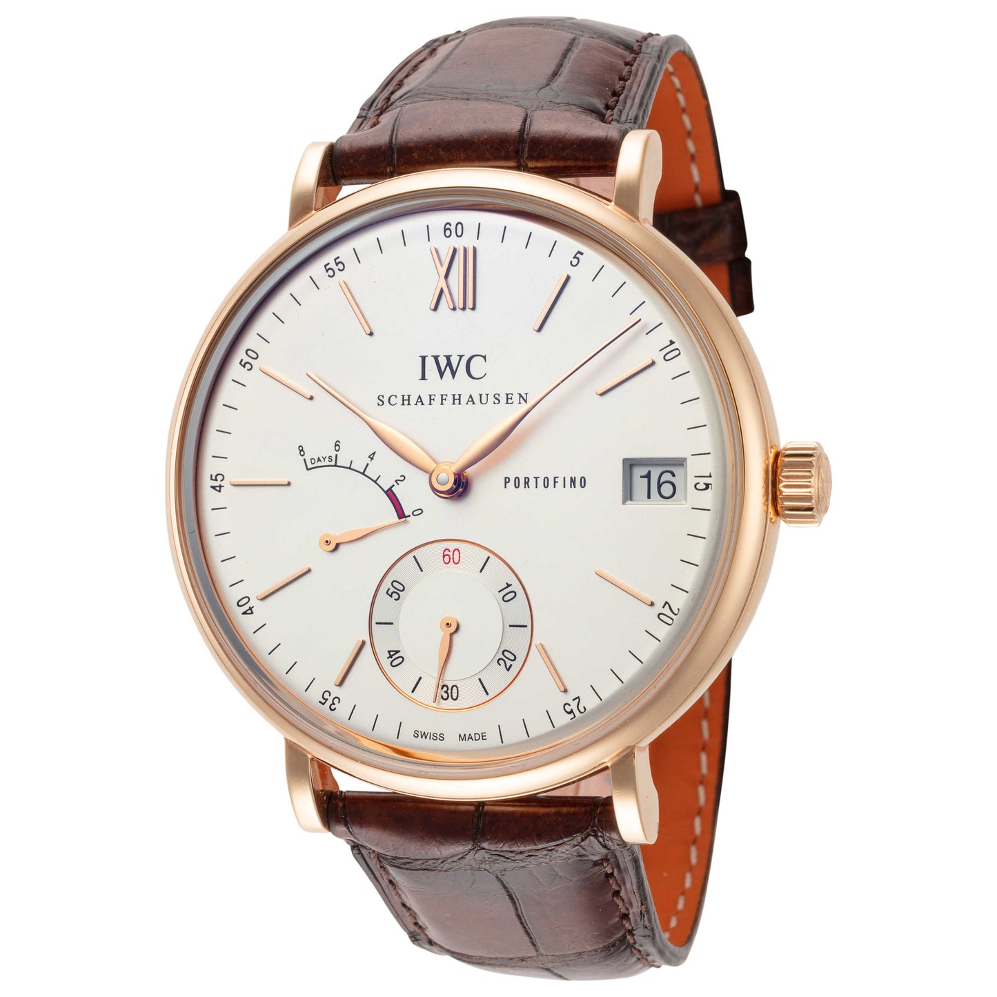 Front view of IWC Portofino Men's Manual-Wind Watch IW510107-SD
