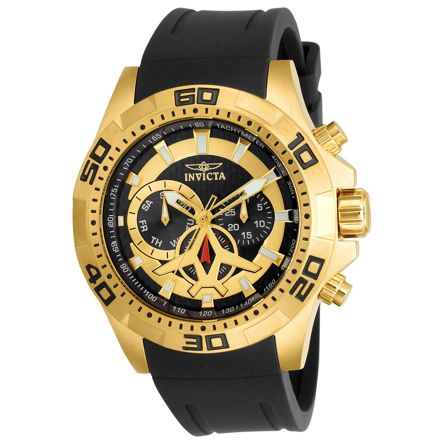 Front view of Invicta Aviator Men's Quartz Watch Invicta 21738