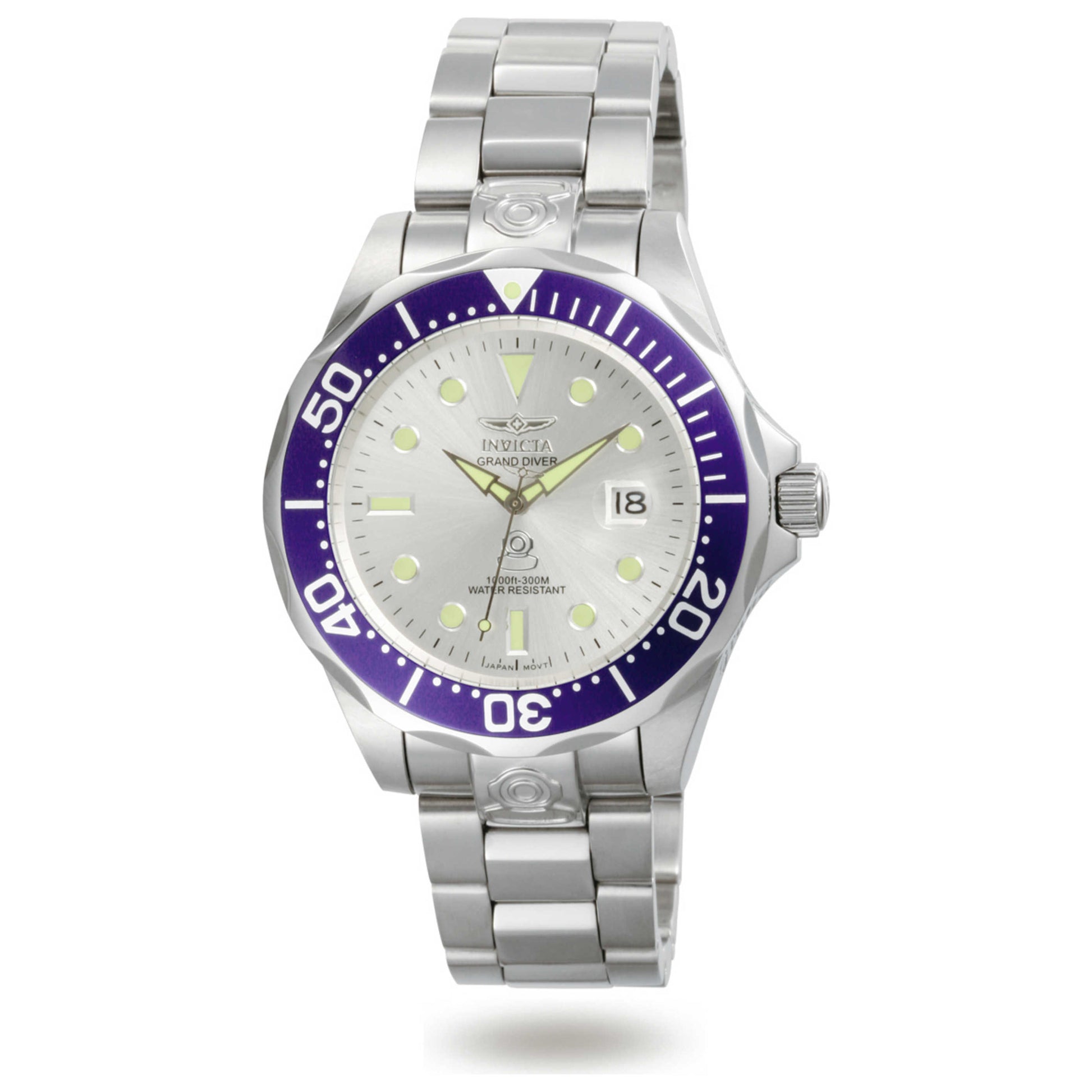 Front view of Invicta Grand Diver Men's Automatic Watch Invicta 3046