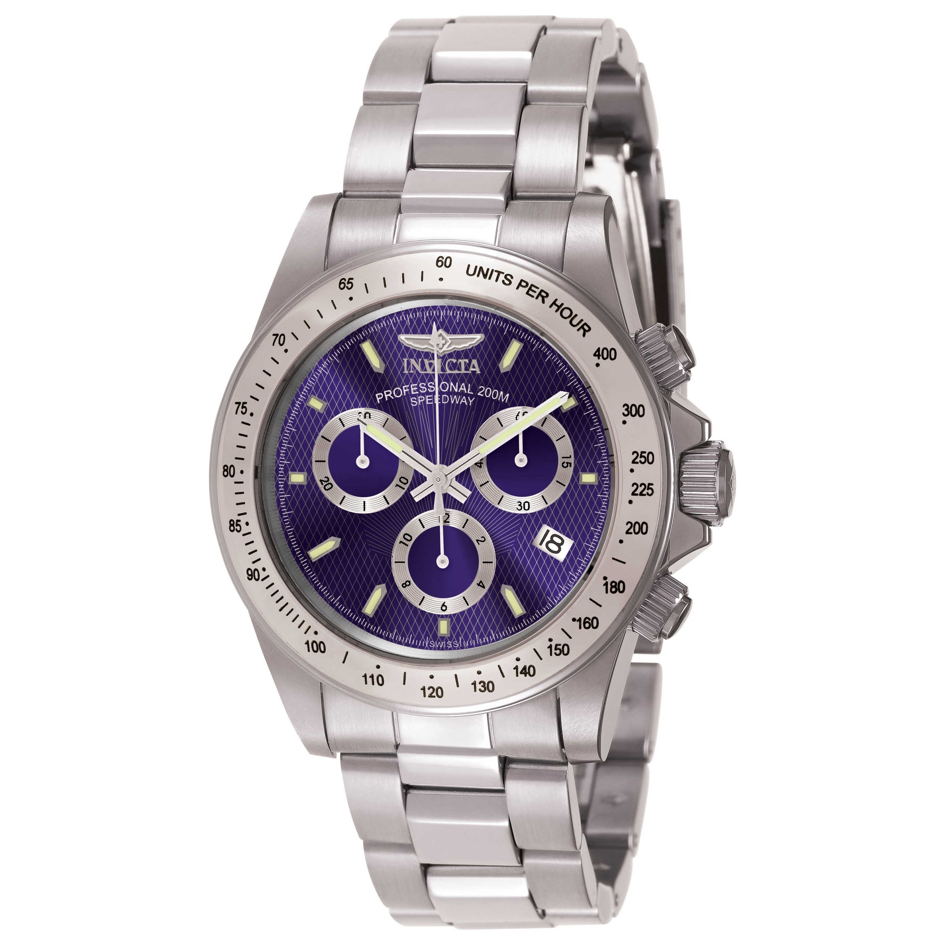 Front view of Invicta Speedway Signature Men's Quartz Watch Invicta 7027