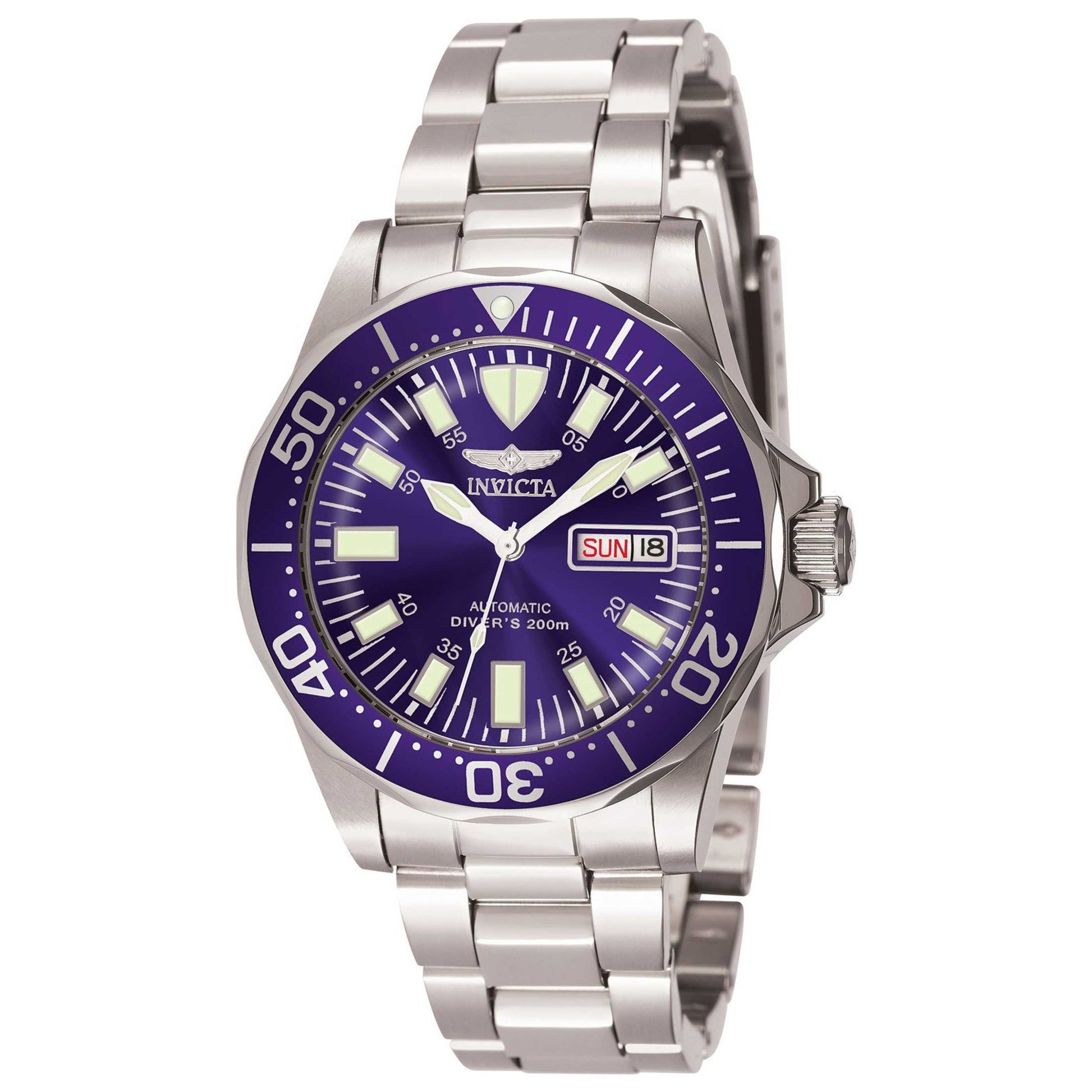 Front view of Invicta Signature Men's Automatic Watch Invicta 7042