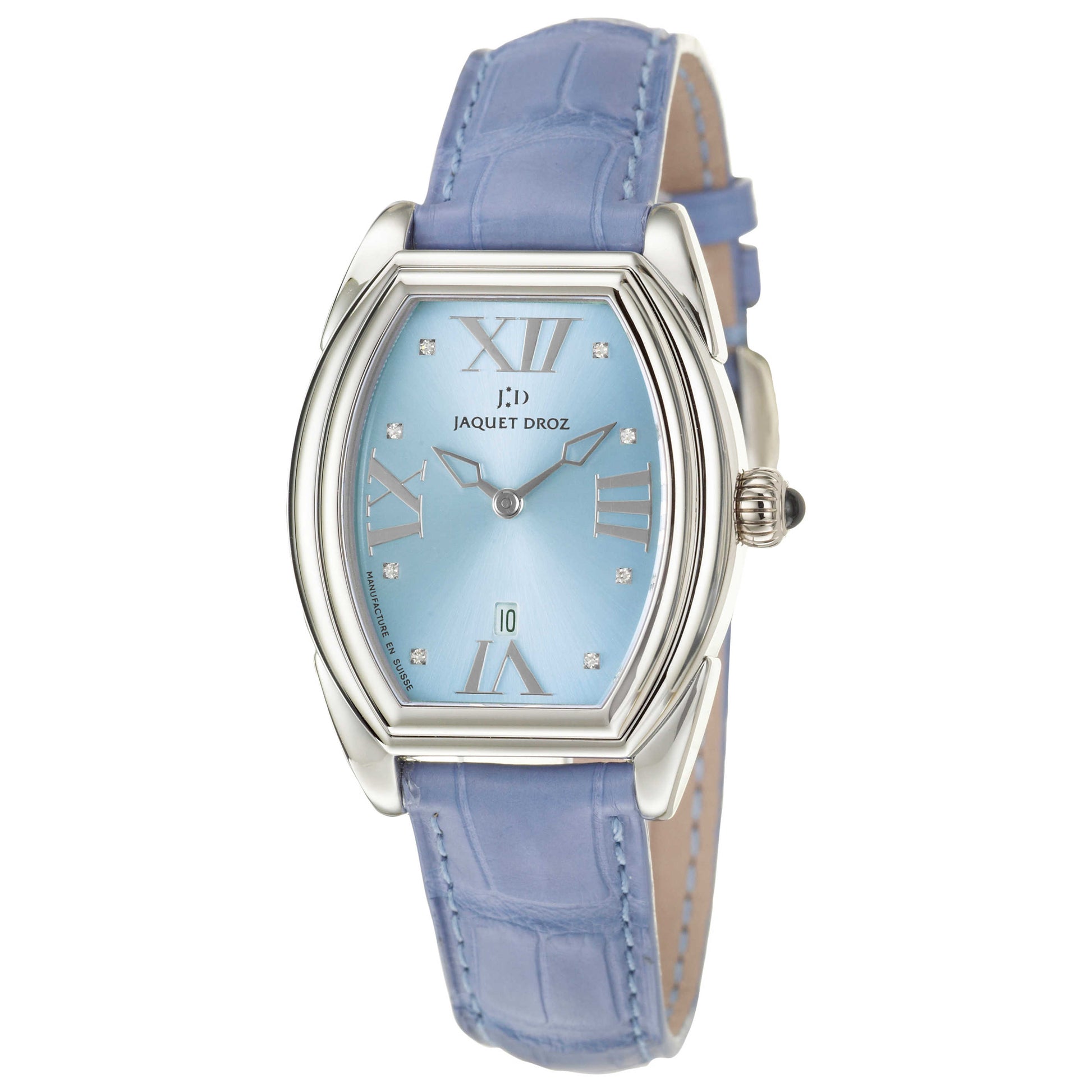 Front view of Jaquet Droz Tonneau Women's Automatic Watch J001010202