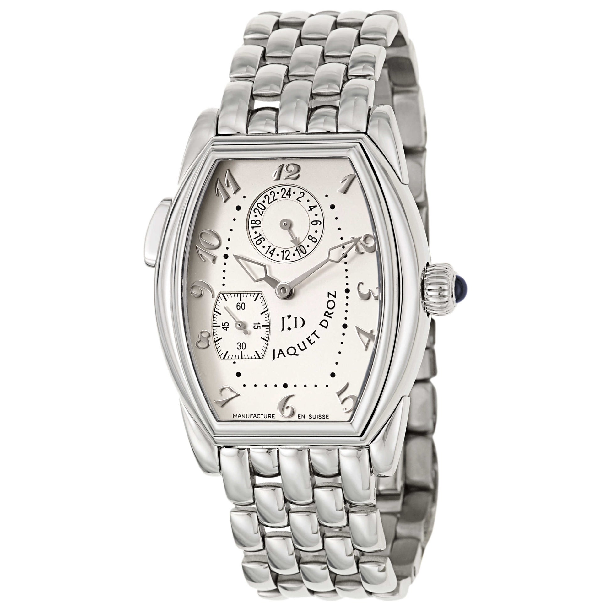 Front view of Jaquet Droz Tonneau Men's Manual-Wind Watch J001120002