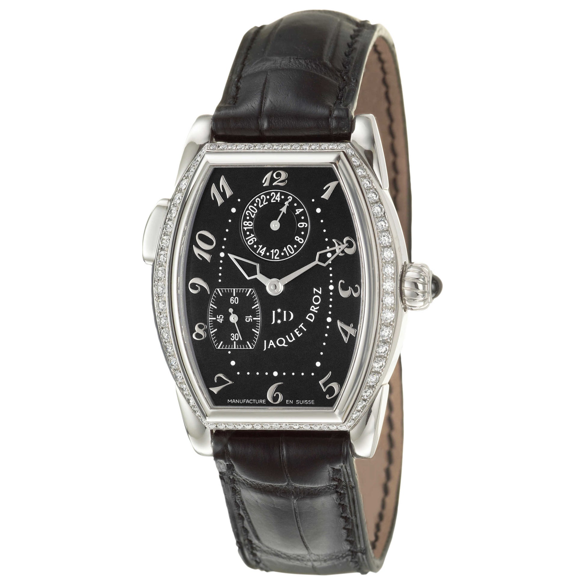 Front view of Jaquet Droz Tonneau Men's Manual-Wind Watch J001120104