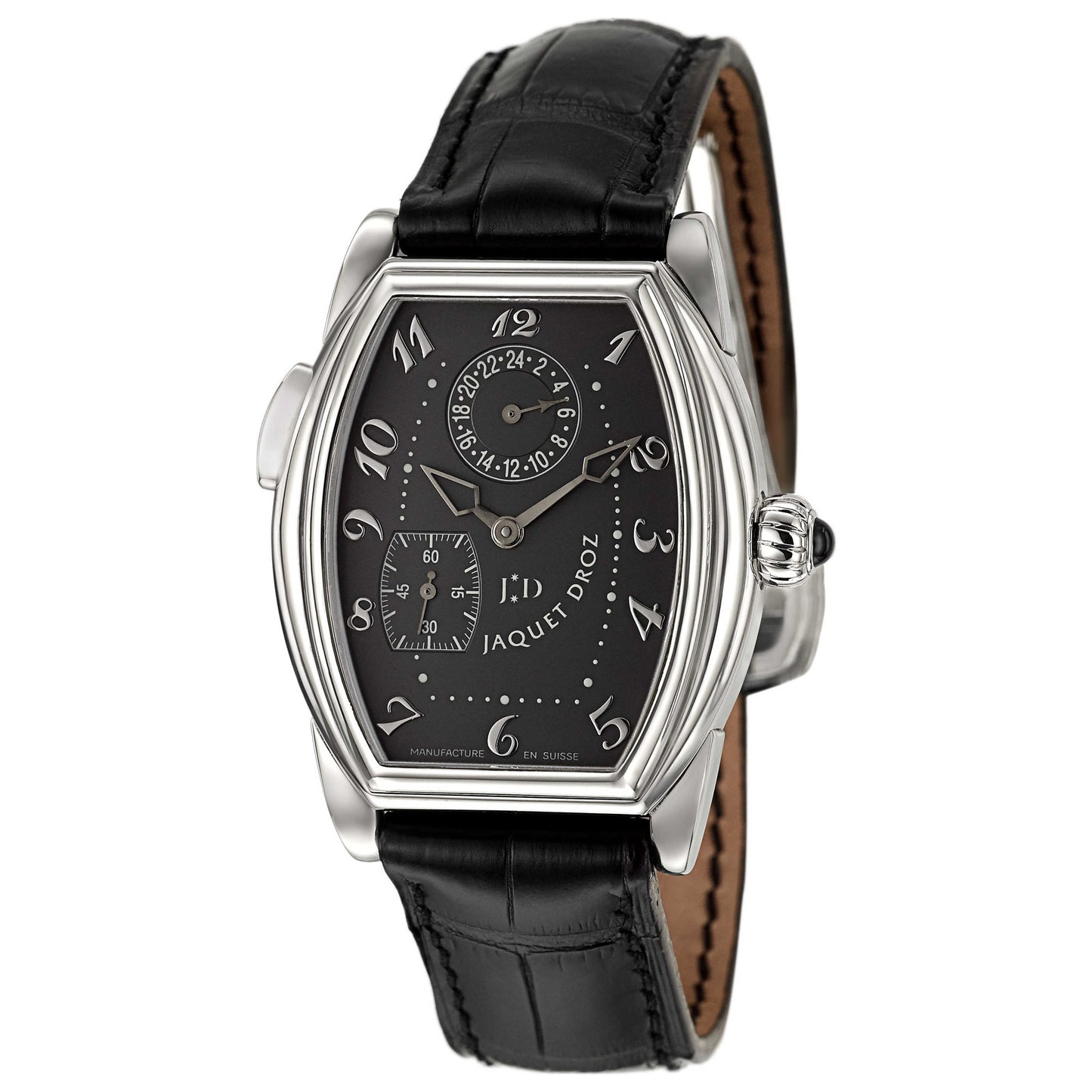 Front view of Jaquet Droz Tonneau Men's Manual-Wind Watch J001120112