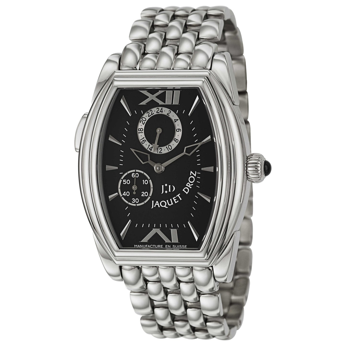 Front view of Jaquet Droz Tonneau Men's Manual-Wind Watch J001130001