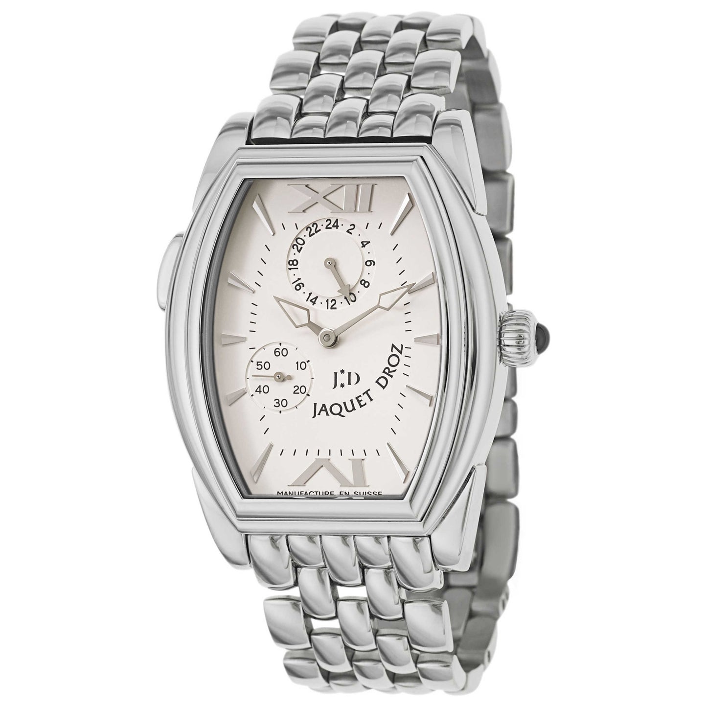 Front view of Jaquet Droz Tonneau Men's Manual-Wind Watch J001130003