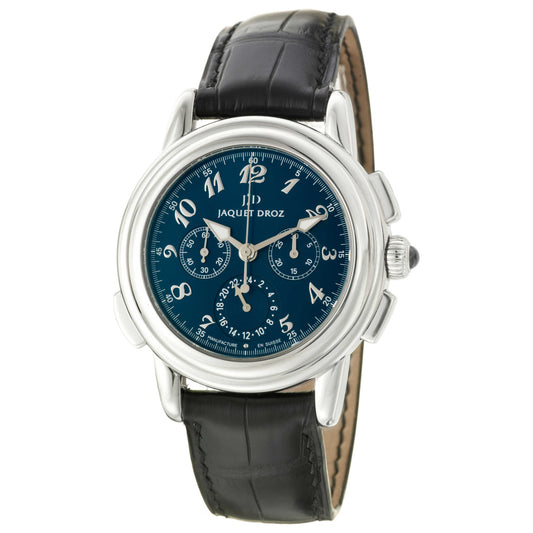 Front view of Jaquet Droz Hommage Londres 1774 Men's Manual-Wind Watch J002120102