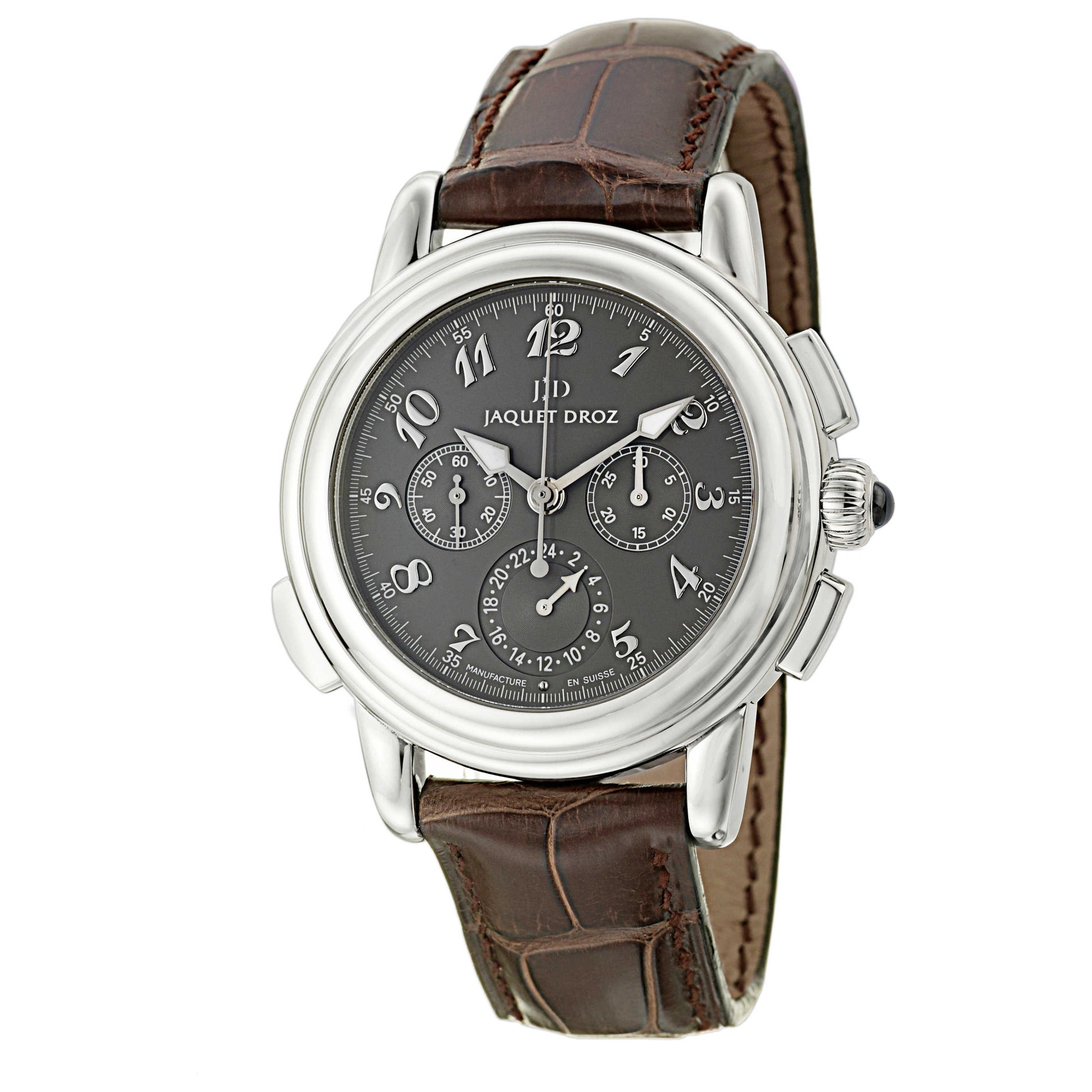 Front view of Jaquet Droz Hommage Londres 1774 Men's Manual-Wind Watch J002120105