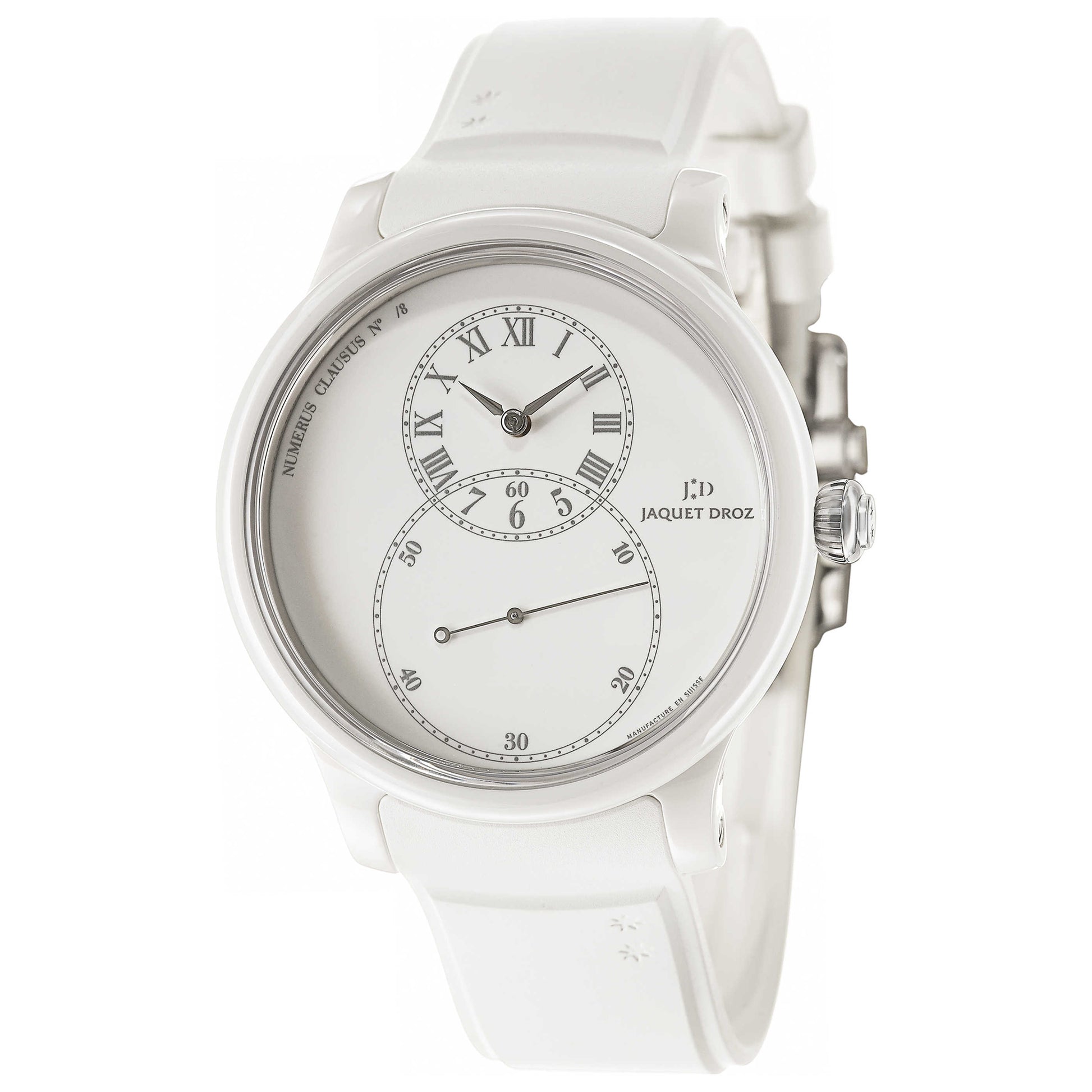 Front view of Jaquet Droz Legend Geneva Men's Automatic Watch J003036205