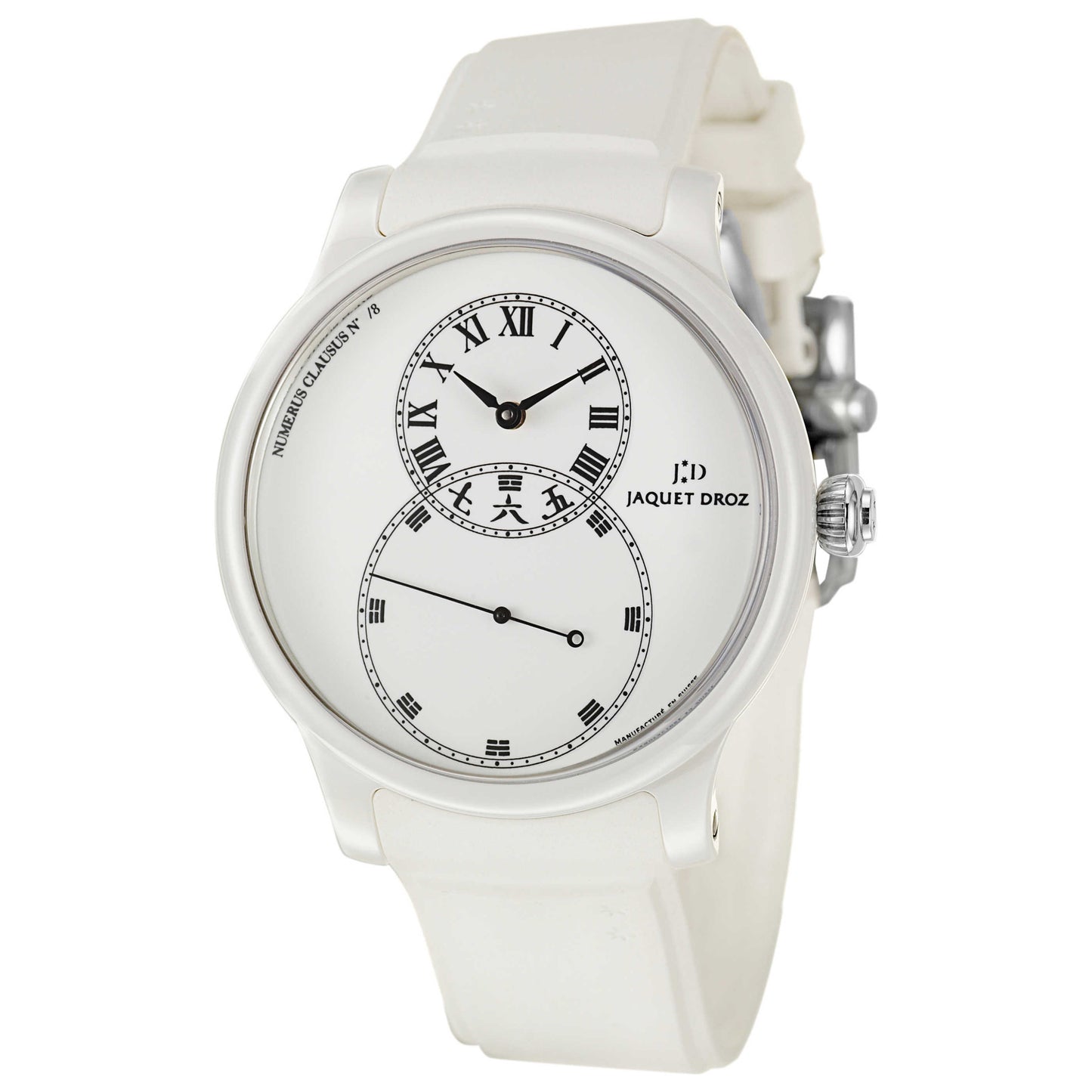 Front view of Jaquet Droz Legend Geneva Men's Automatic Watch J003036206