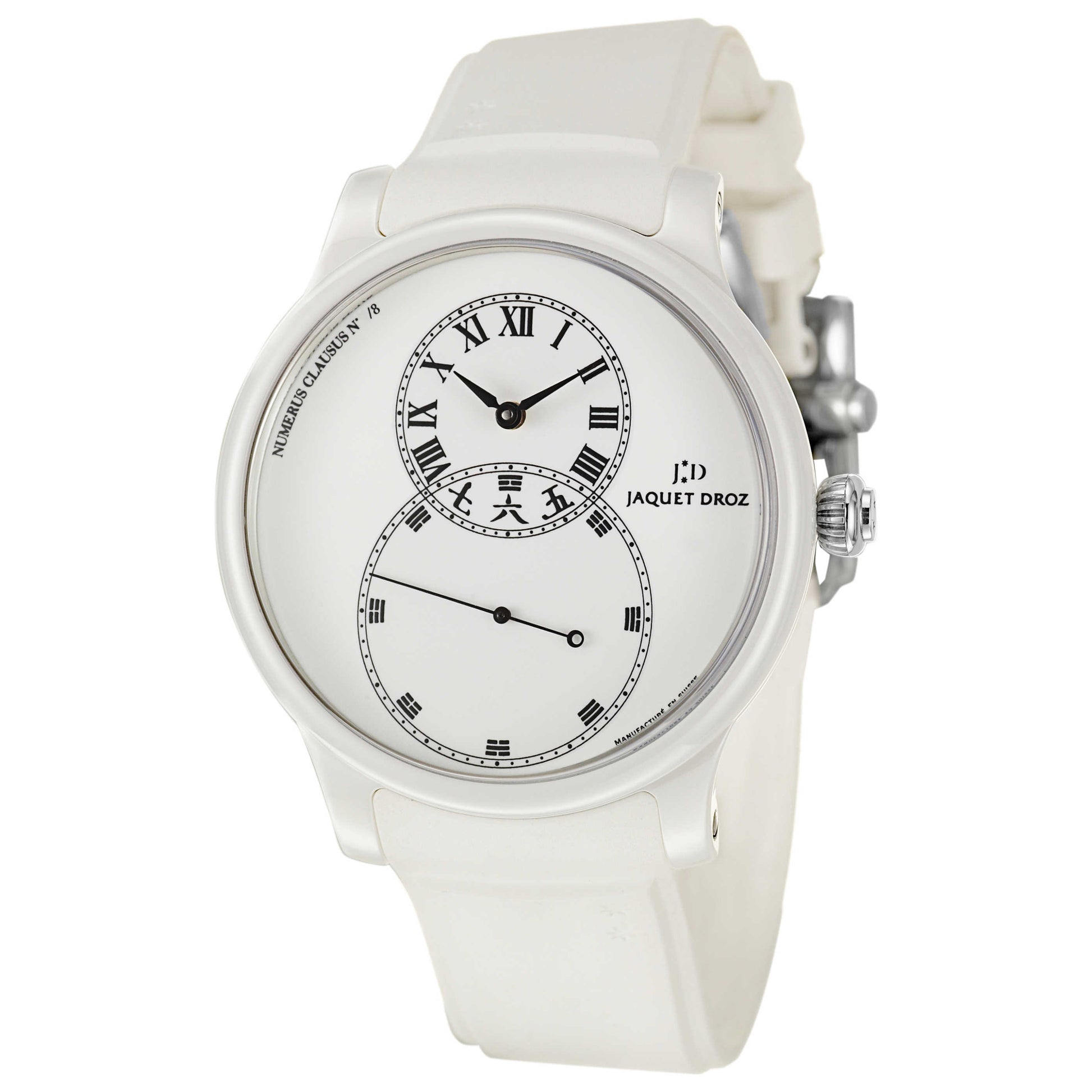 Front view of Jaquet Droz Legend Geneva Men's Automatic Watch J003036206