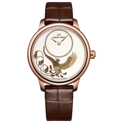 Front view of Jaquet Droz Les Ateliers D'Art Petite Women's Automatic Watch J005003201