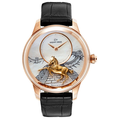 Front view of Jaquet Droz Les Ateliers d'Art Men's Automatic Watch J005023275
