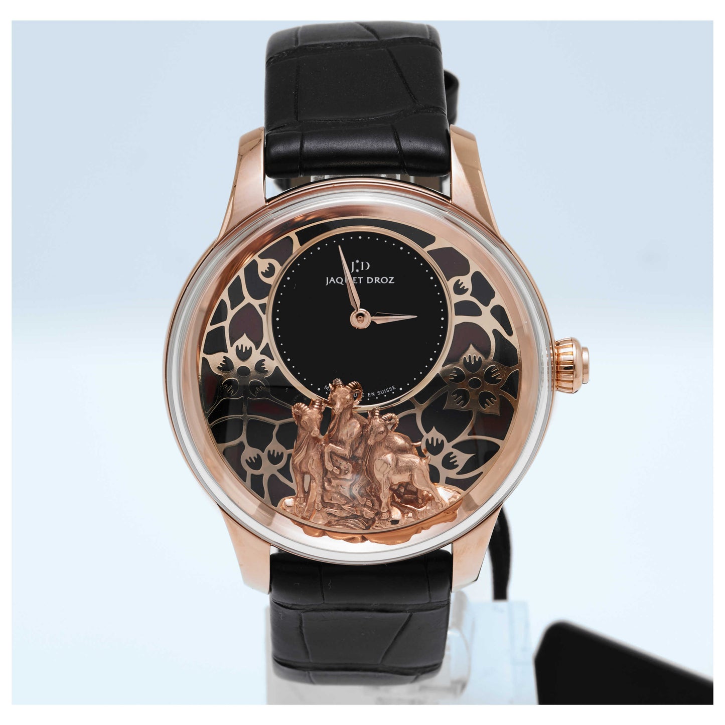 Front view of Jaquet Droz Les Ateliers d'Art Men's Automatic Watch J005023278-SD
