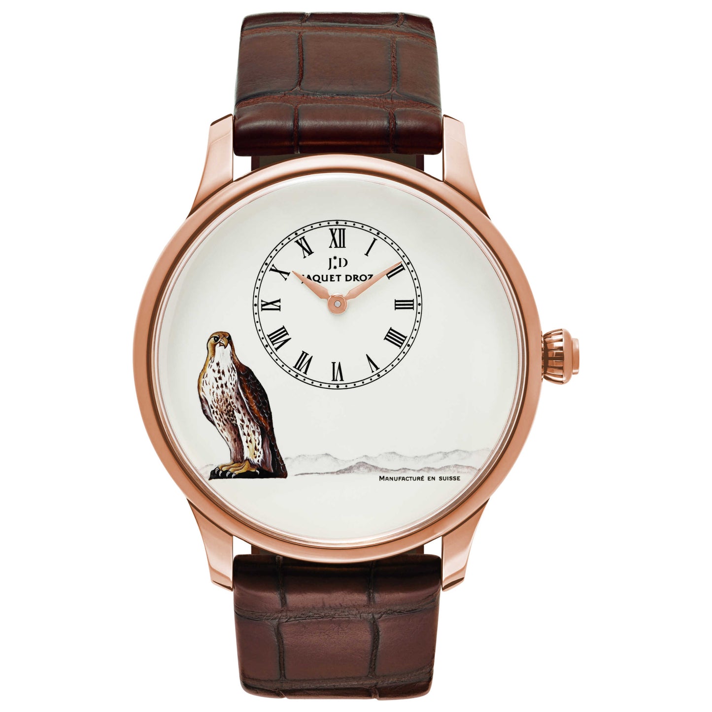Front view of Jaquet Droz Les Ateliers d'Art Men's Automatic Watch J005033208