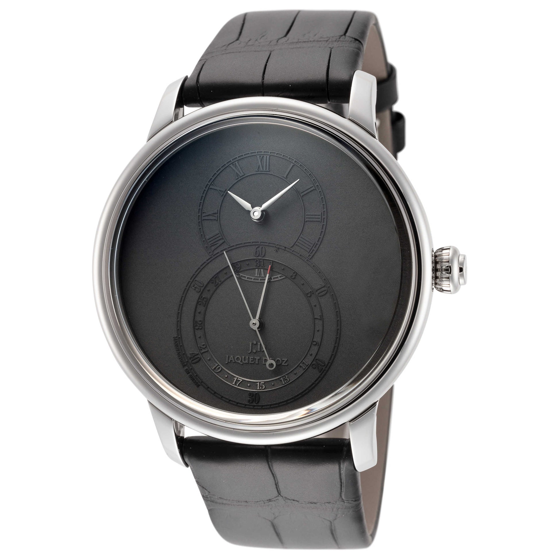Front view of Jaquet Droz Grande Seconde Men's Automatic Watch J007030240