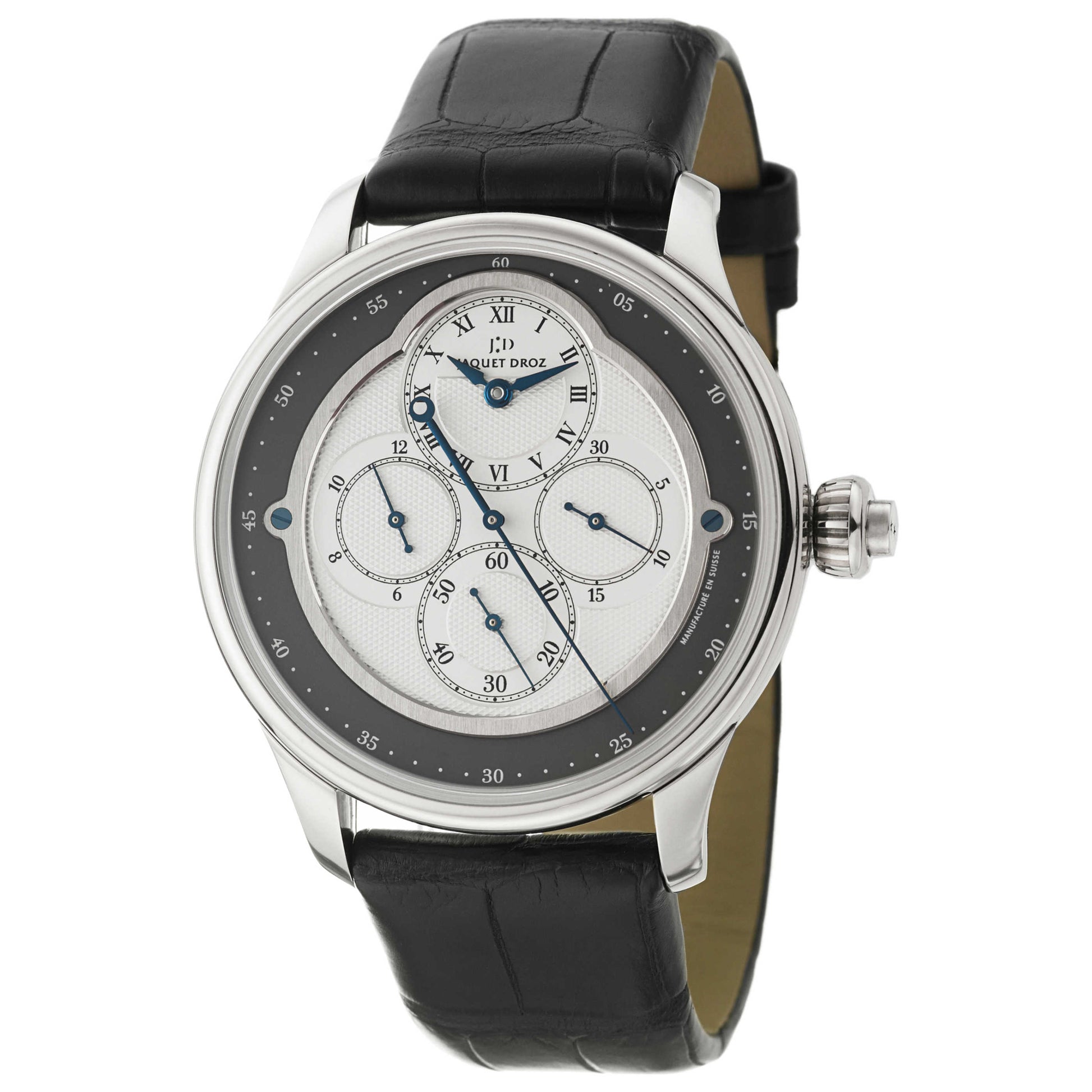 Front view of Jaquet Droz Complication La Chaux-De-Fonds Men's Automatic Watch J007634201