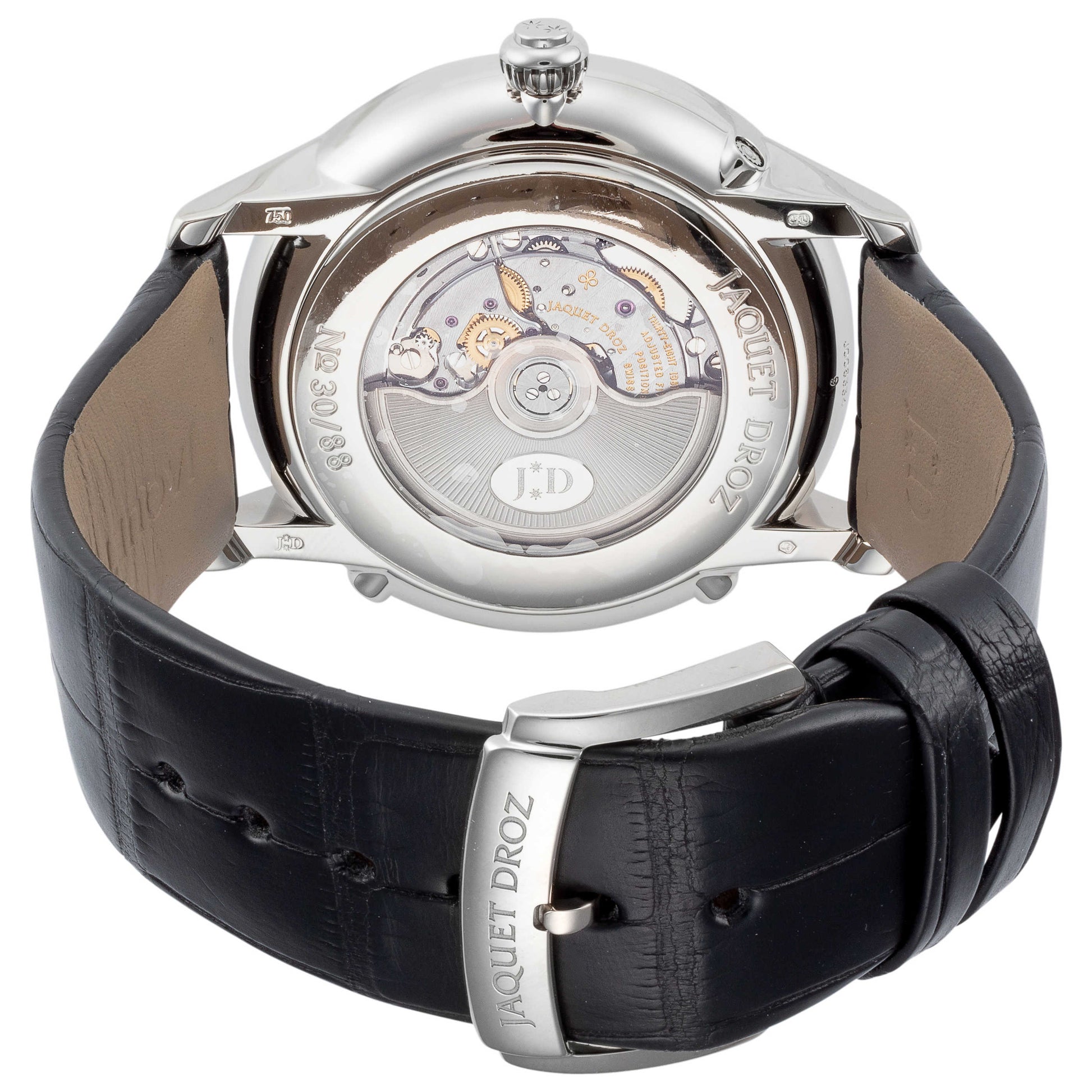 Back view of Jaquet Droz Perpetual Calendar Men's Automatic Watch J008334210