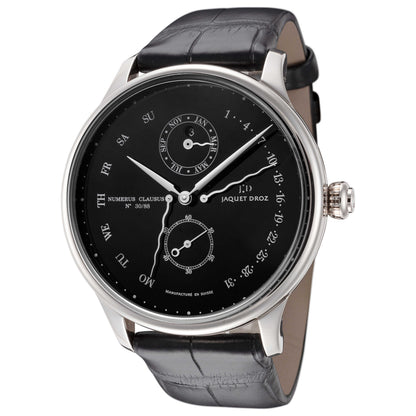 Front view of Jaquet Droz Perpetual Calendar Men's Automatic Watch J008334210