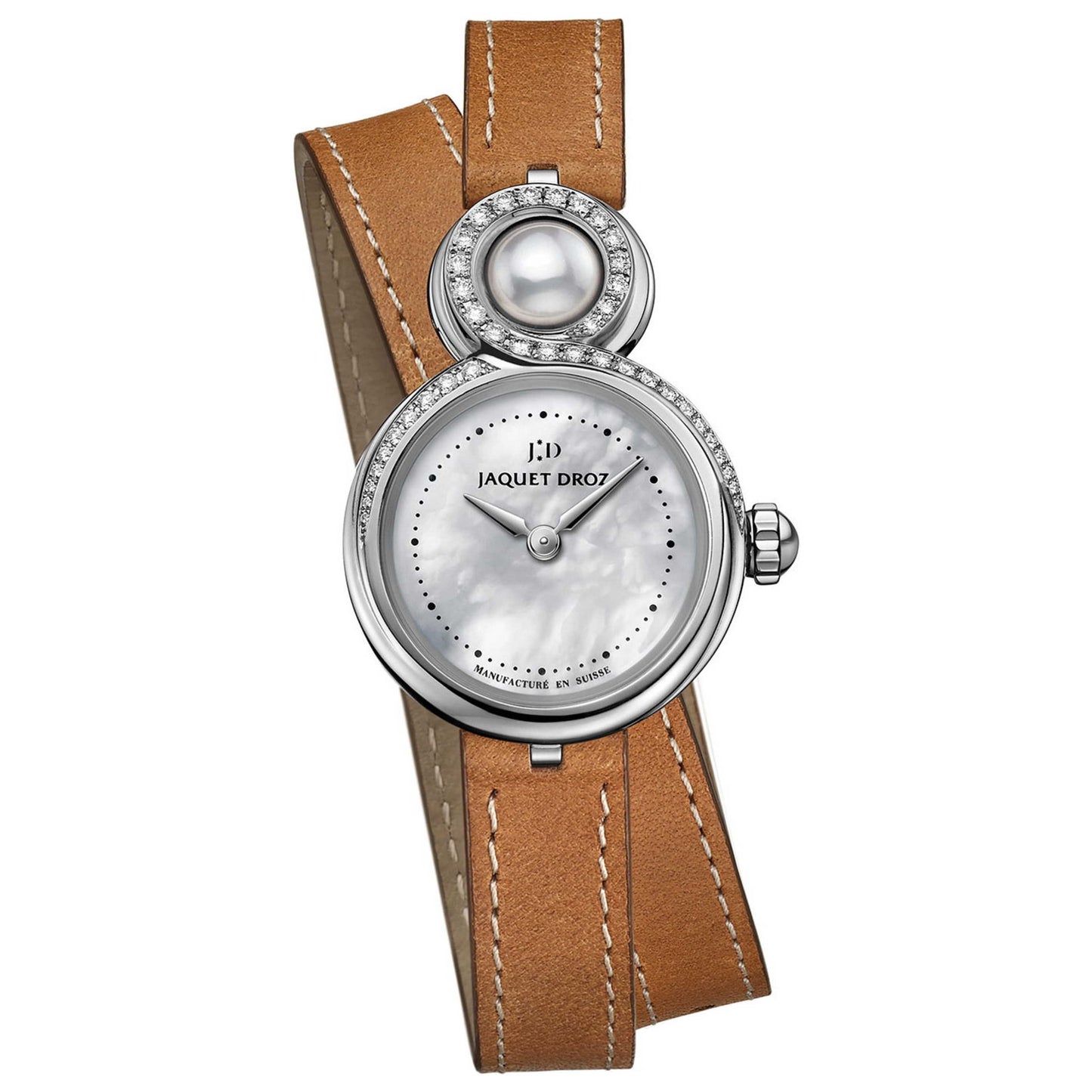 Front view of Jaquet Droz Lady 8 Petite Women's Automatic Watch J014600373