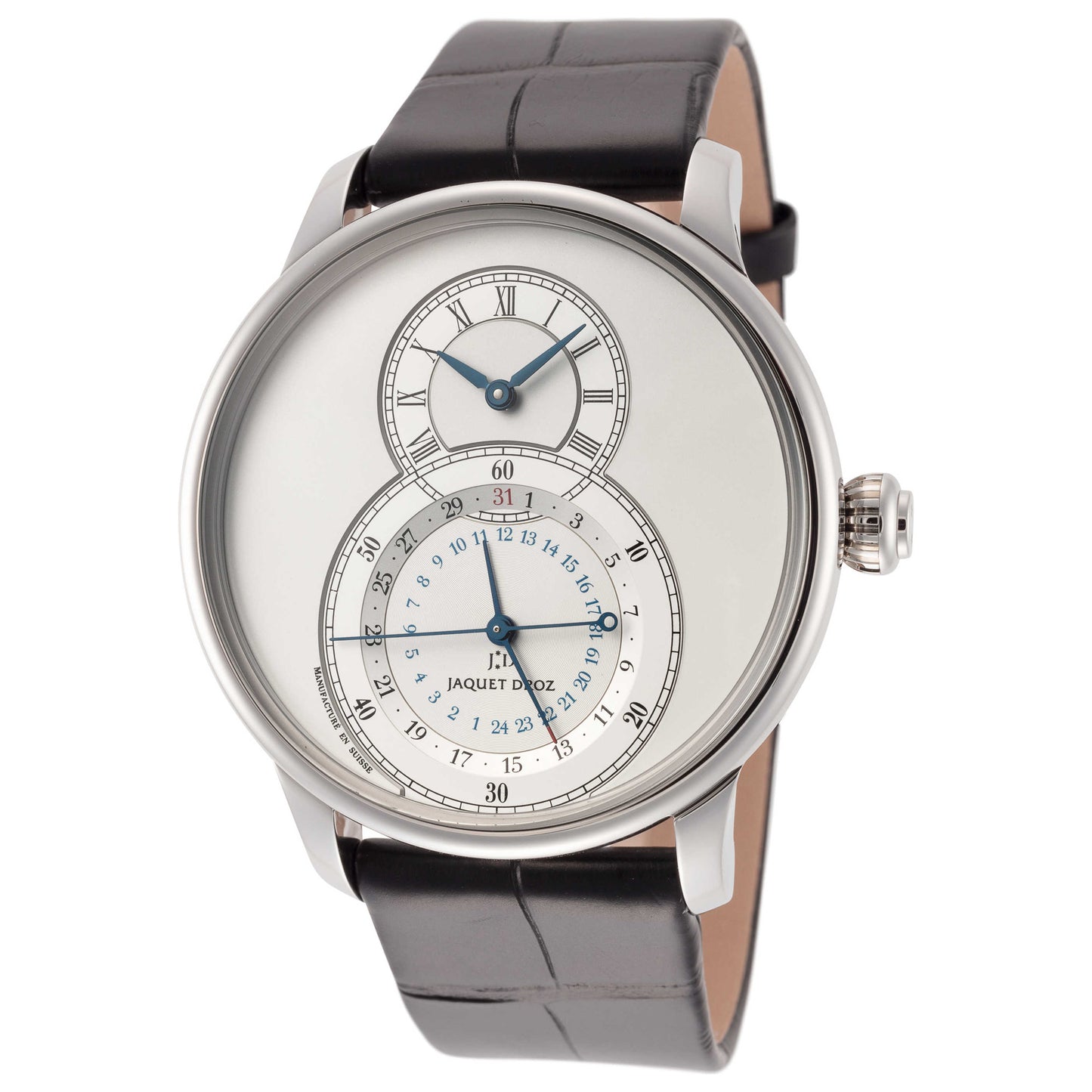 Front view of Jaquet Droz Grande Seconde Men's Automatic Watch J016030240