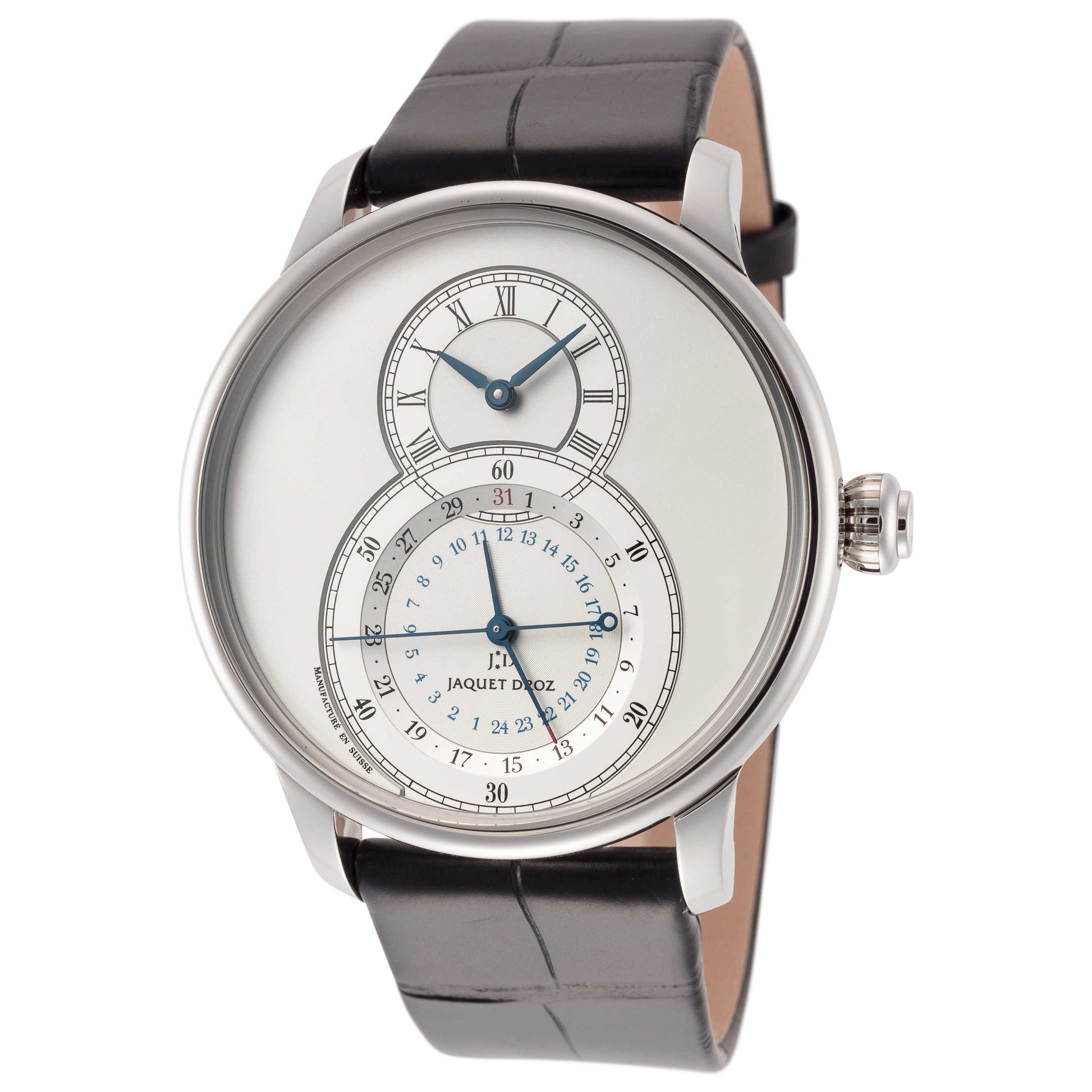 Front view of Jaquet Droz Grande Seconde Men's Automatic Watch J016030240