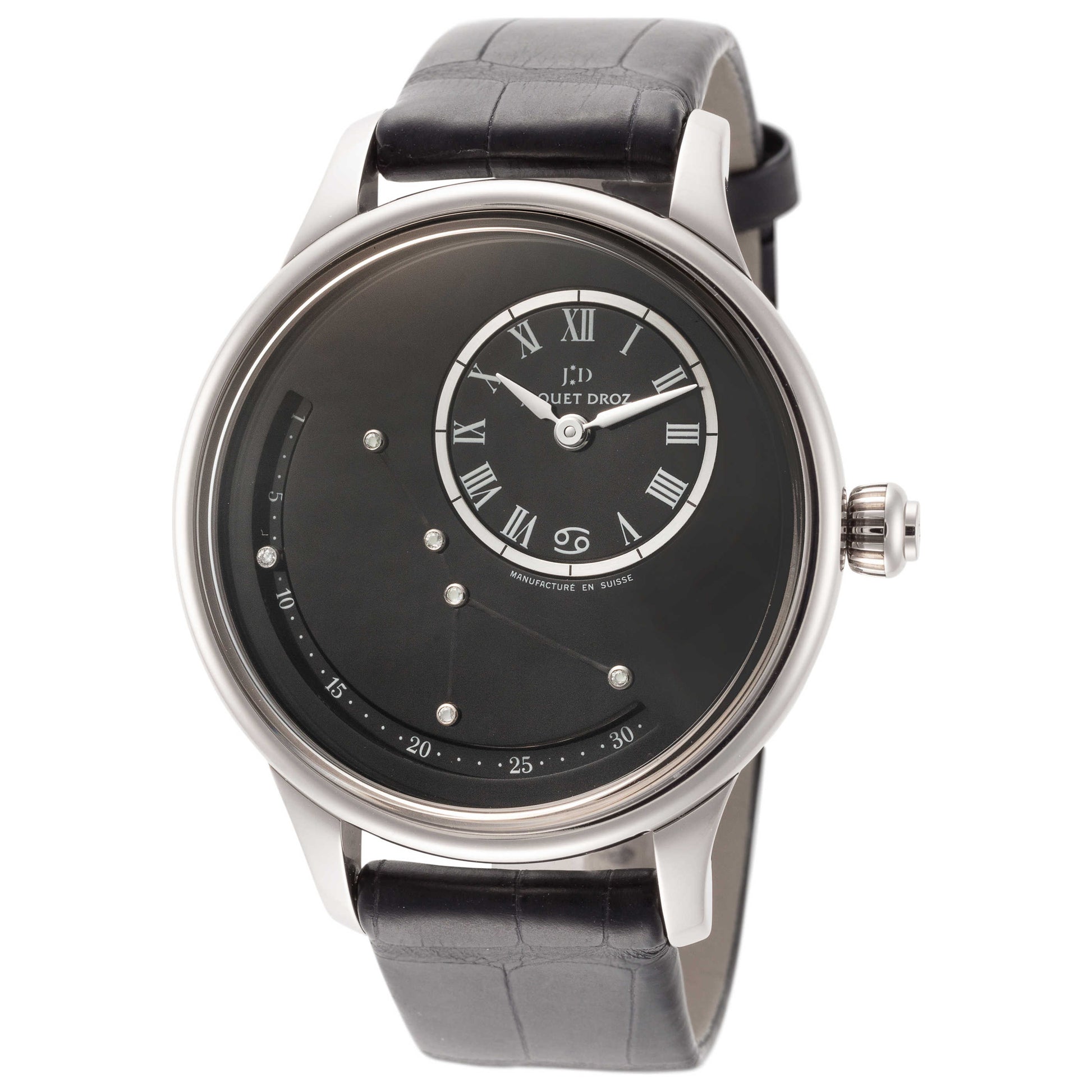 Front view of Jaquet Droz Elegance Paris Men's Automatic Watch J021014221