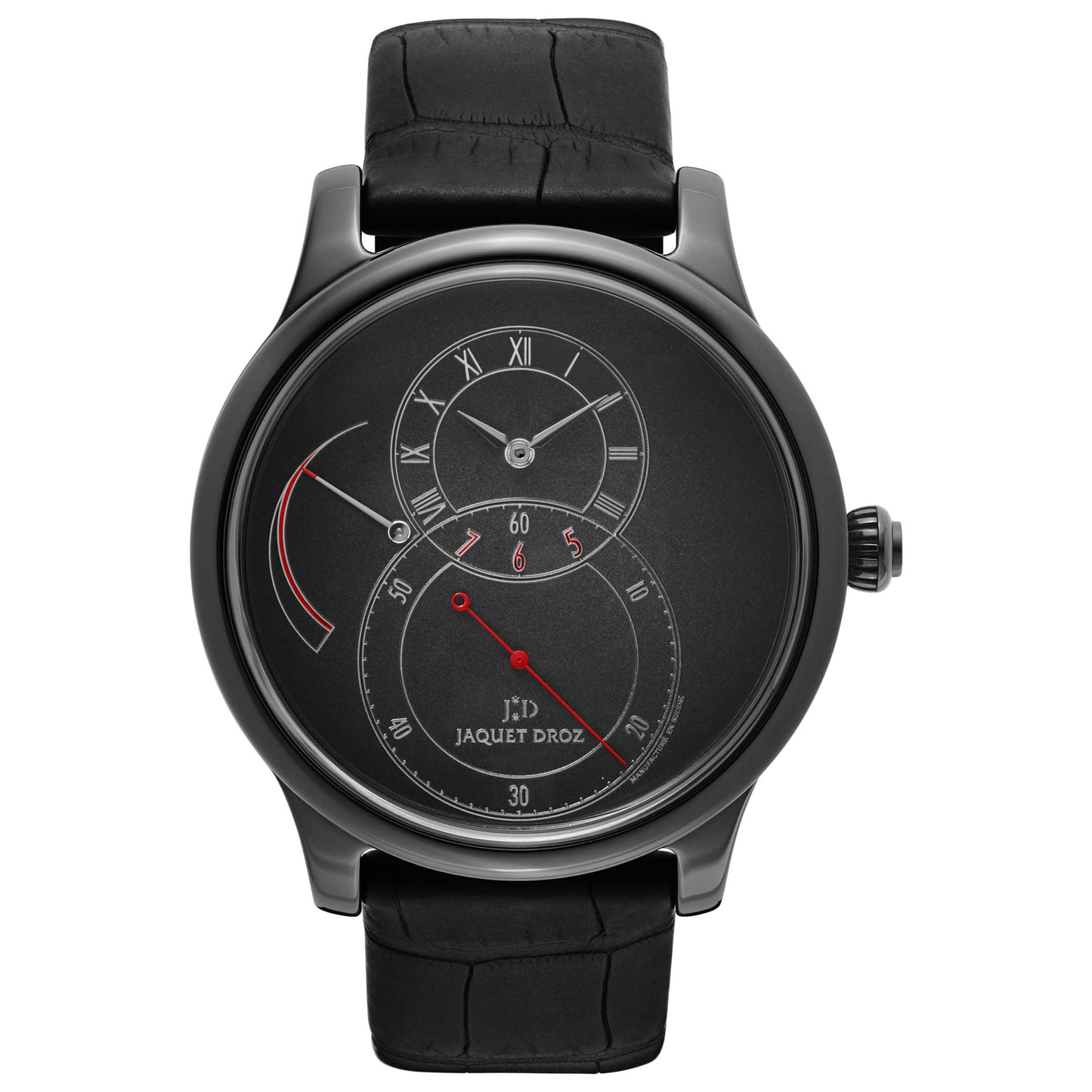Front view of Jaquet Droz Grande Seconde Men's Automatic Watch J027035240