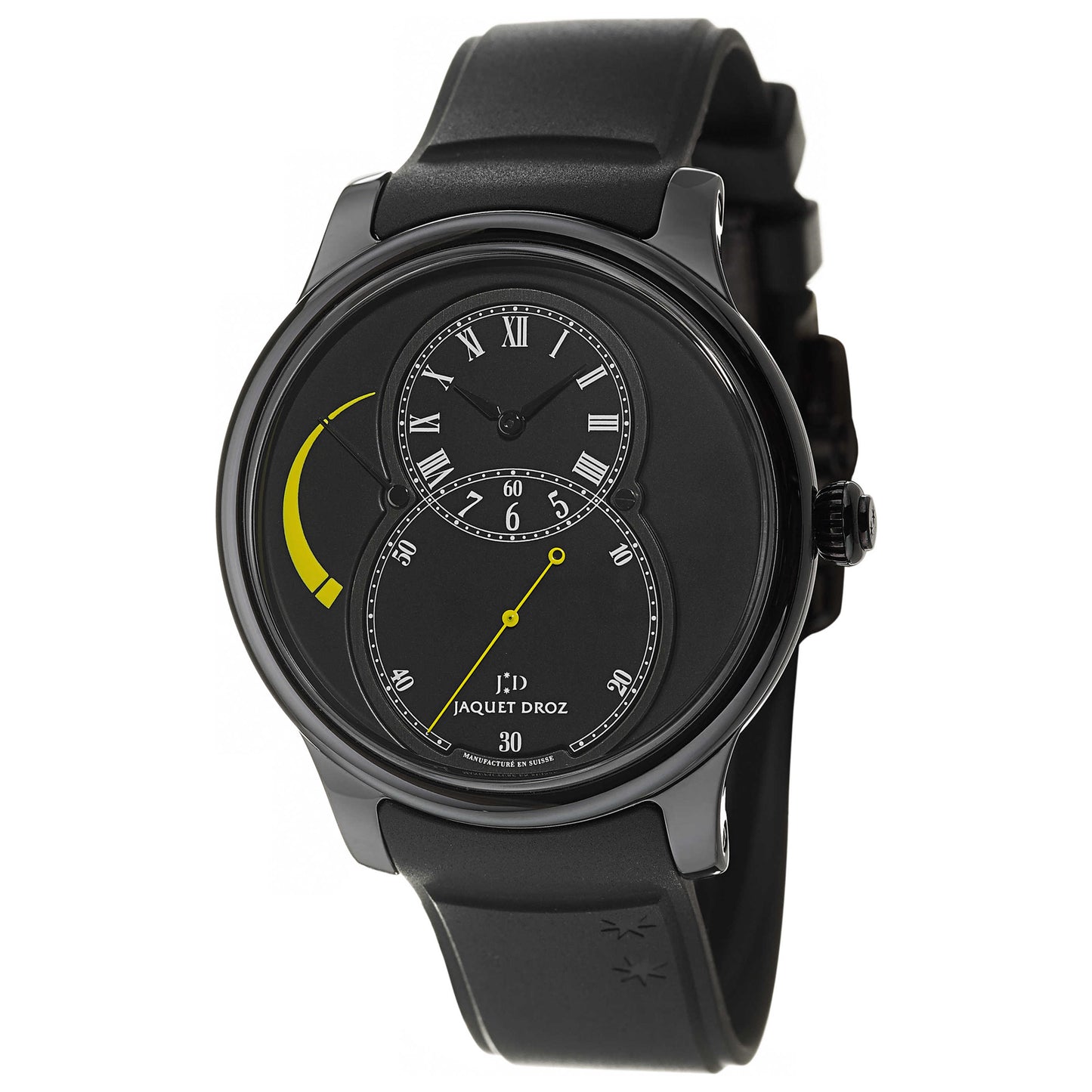 Front view of Jaquet Droz Legend Geneva Men's Automatic Watch J027035404