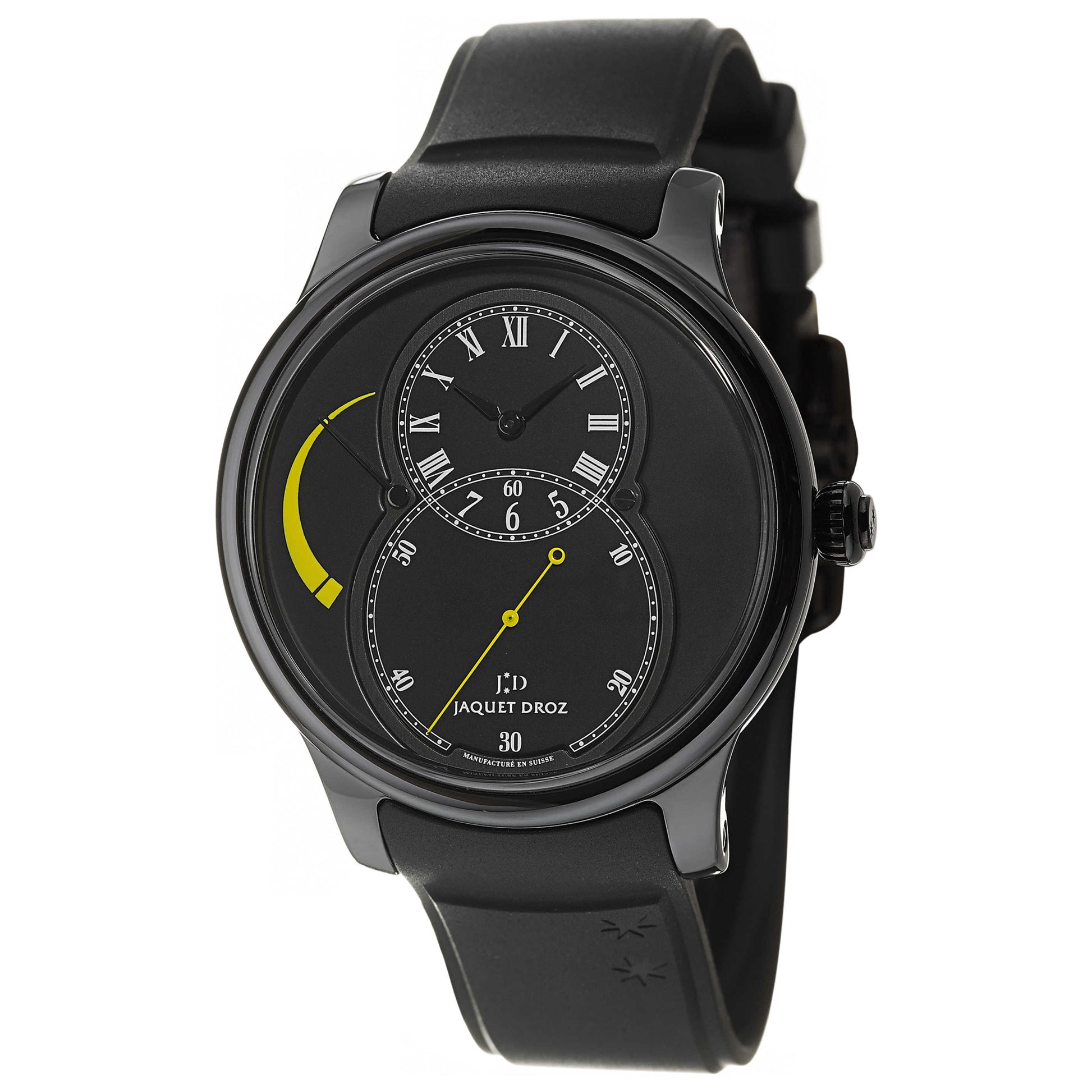 Front view of Jaquet Droz Legend Geneva Men's Automatic Watch J027035404