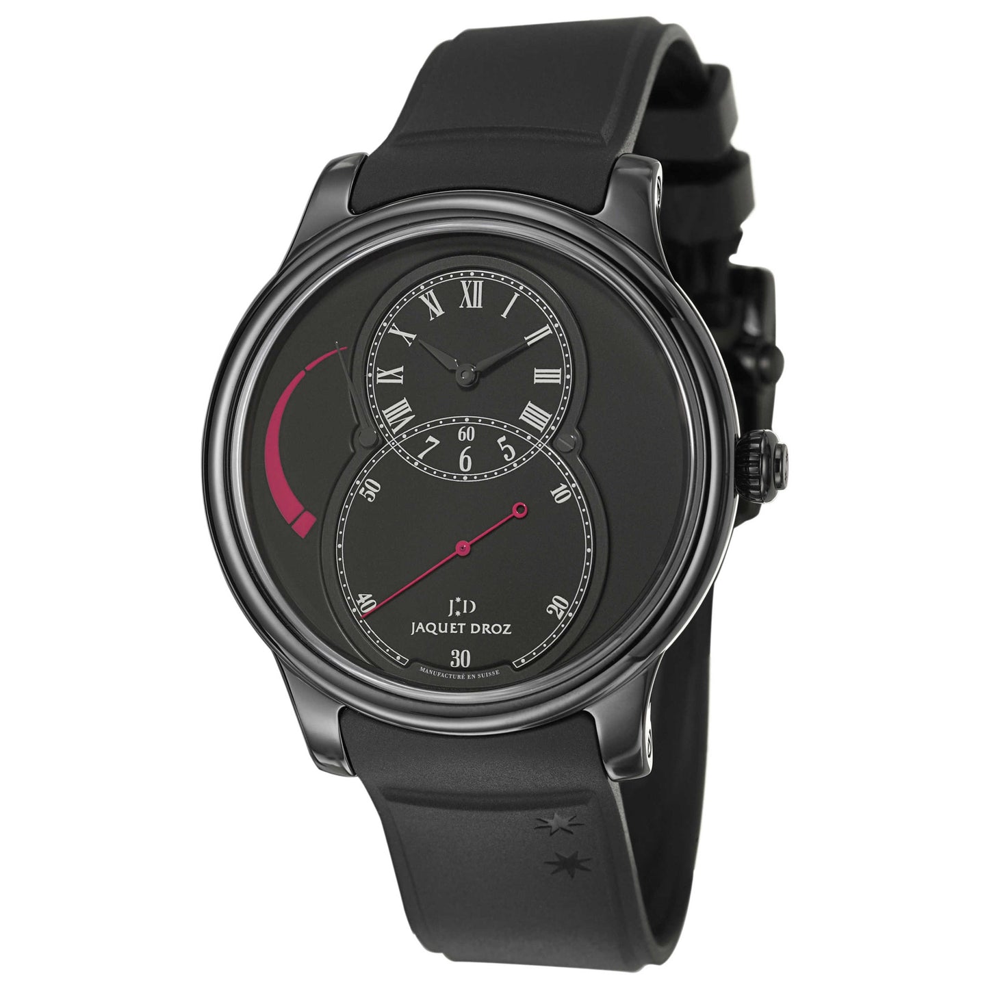 Front view of Jaquet Droz Legend Geneva Men's Automatic Watch J027035405
