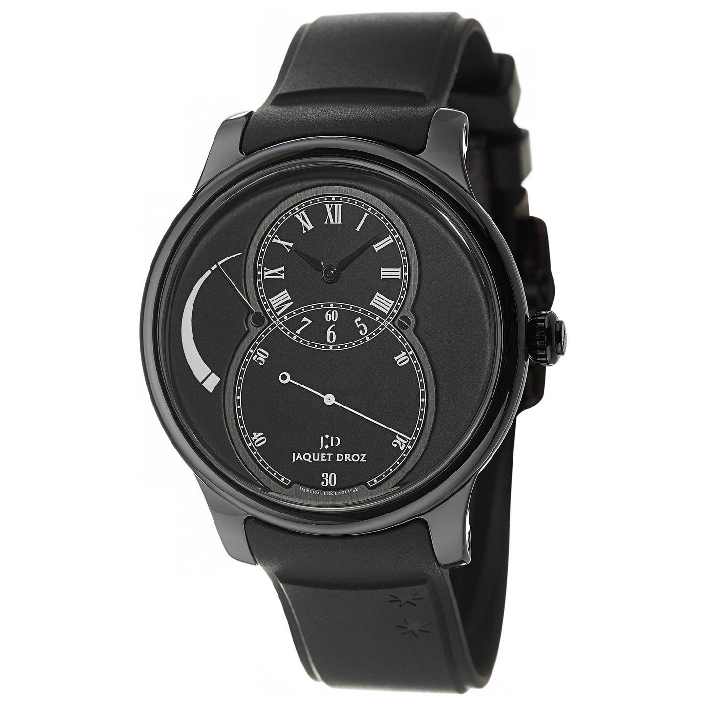 Front view of Jaquet Droz Legend Geneva Men's Automatic Watch J027035406