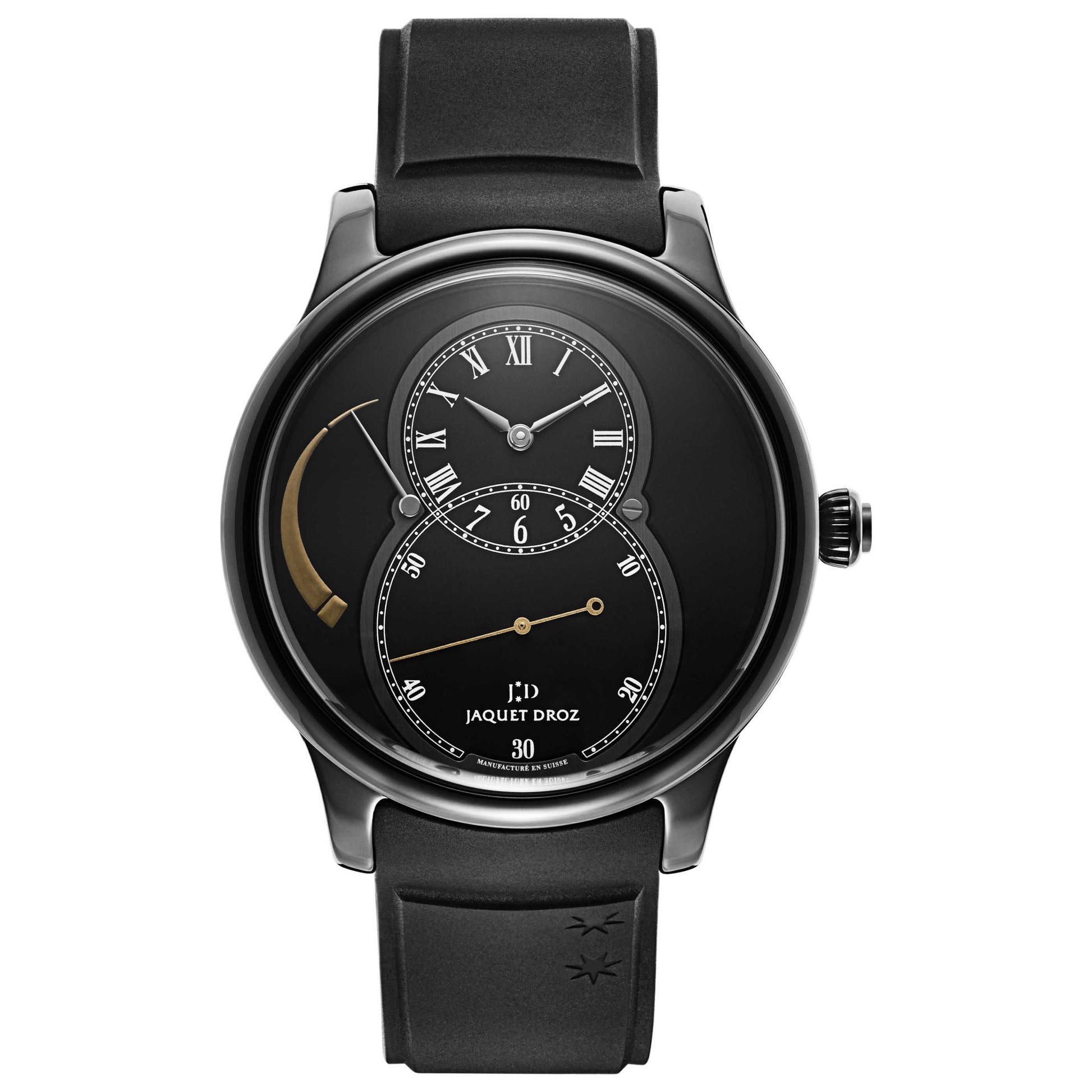 Front view of Jaquet Droz Grande Seconde Men's Automatic Watch J027035410