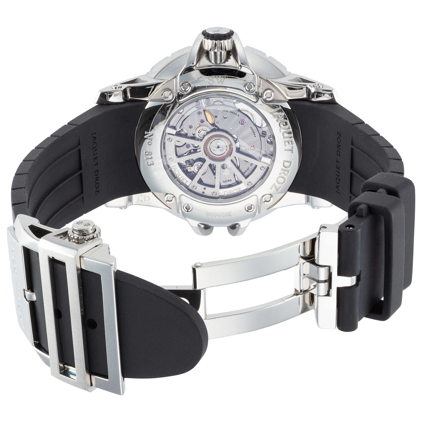 Back view of Jaquet Droz Grande Seconde SW Men's Automatic Watch J029030409