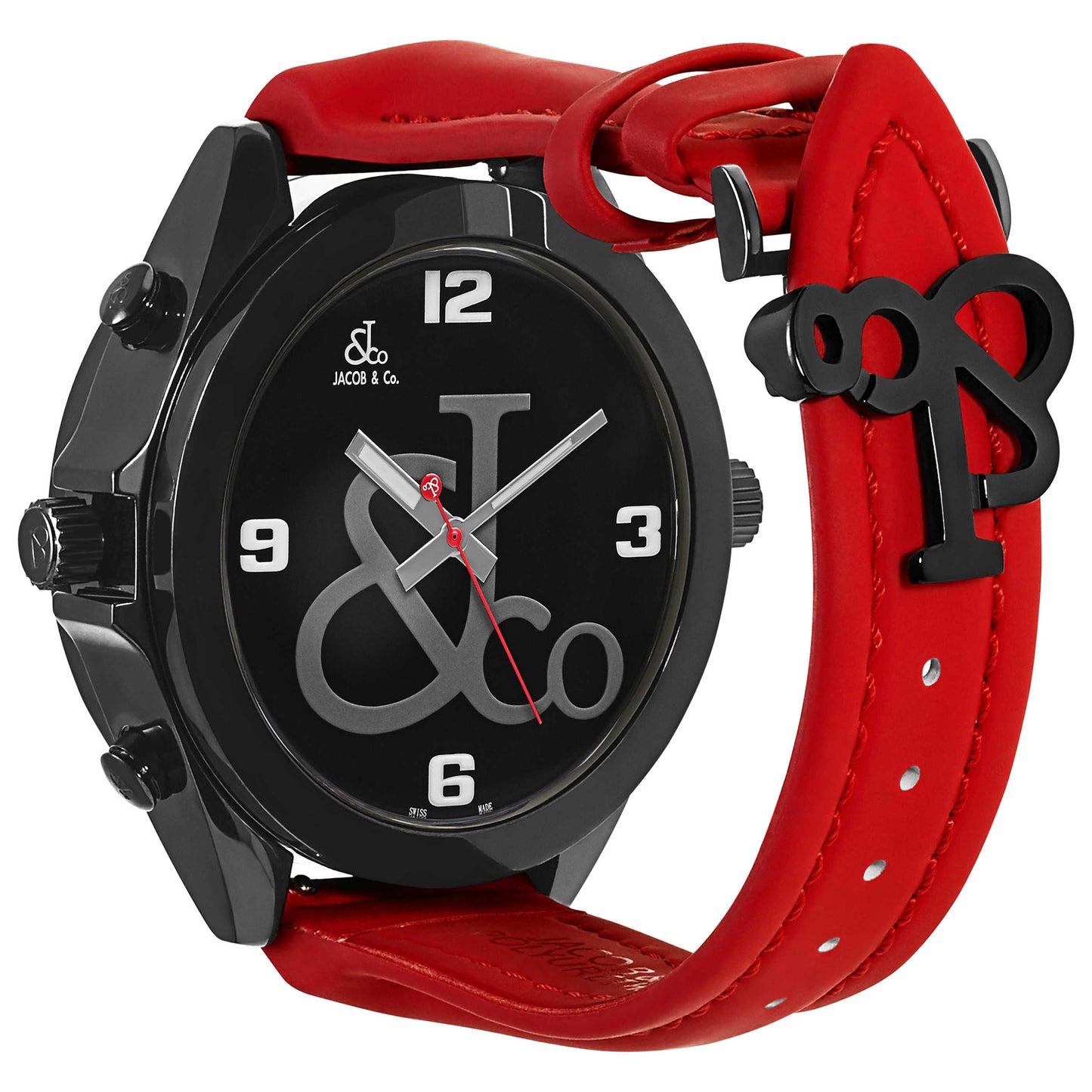 Jacob & Co. Five Time Zone Men's Swiss Quartz (Battery-Powered) Watch JC-27B - Image #2