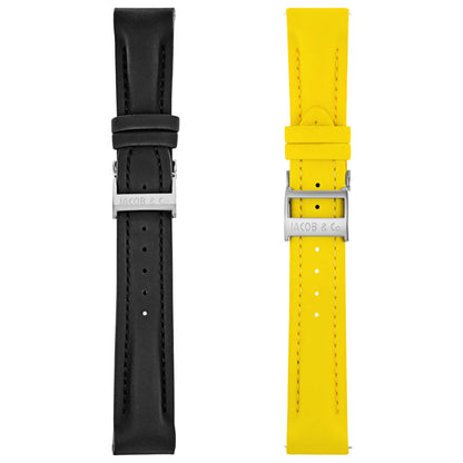 Jacob & Co. Five Time Zone Men's Swiss Quartz (Battery-Powered) Watch JC-4DA-B - Image #8