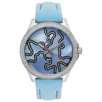 Front view of Jacob & Co. One Time Zone Unisex Swiss Quartz (Battery-Powered) Watch JC-TZ13