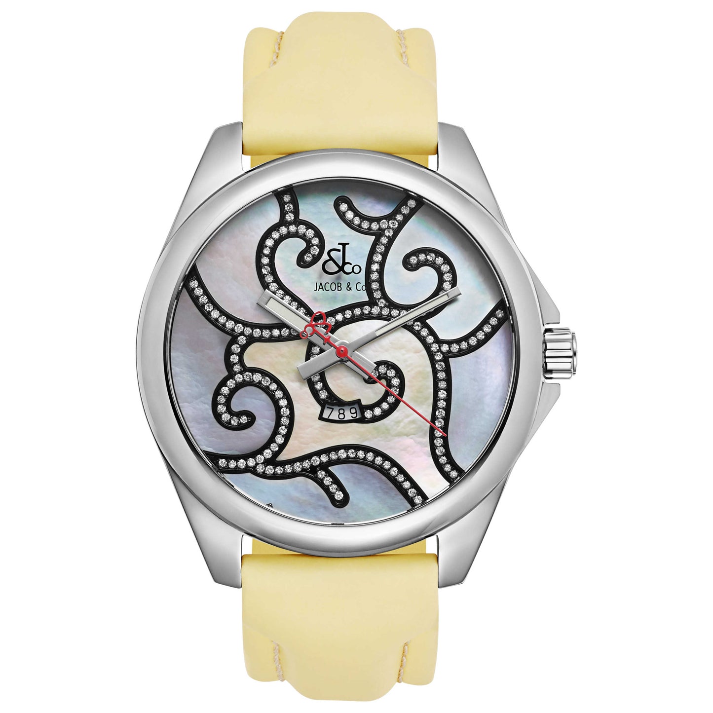 Front view of Jacob & Co. One Time Zone Unisex Swiss Quartz (Battery-Powered) Watch JC-TZ16