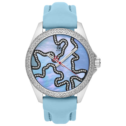 Front view of Jacob & Co. One Time Zone Unisex Swiss Quartz (Battery-Powered) Watch JC-TZM13