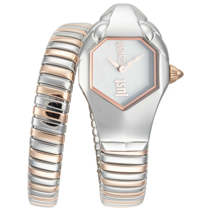 Front view of Just Cavalli Signature Snake Women's Quartz Watch JC1L001M0045